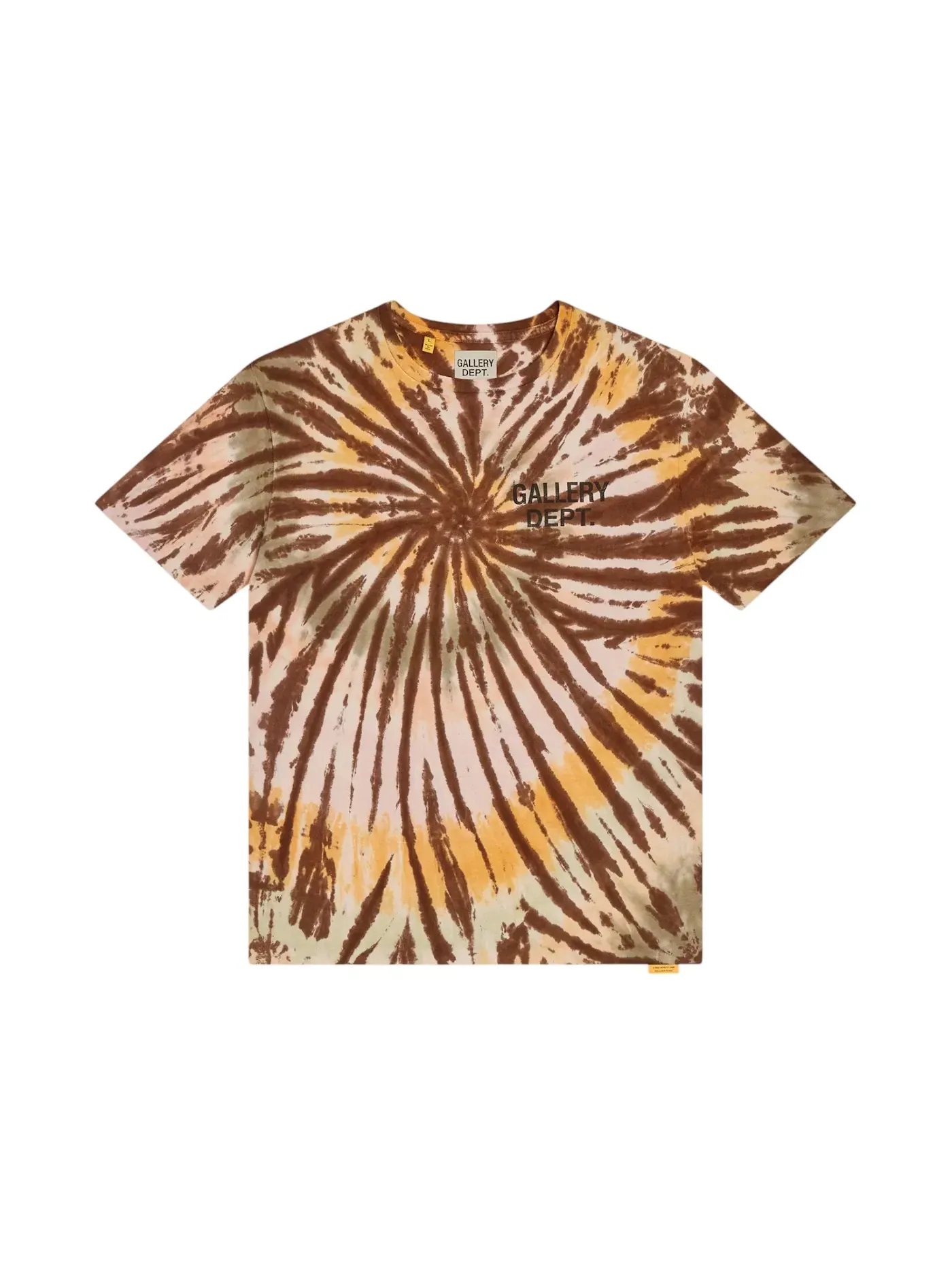 Мужская футболка с принтом Gallery Dept. Tee — изображение 2 из 2, бежевый
