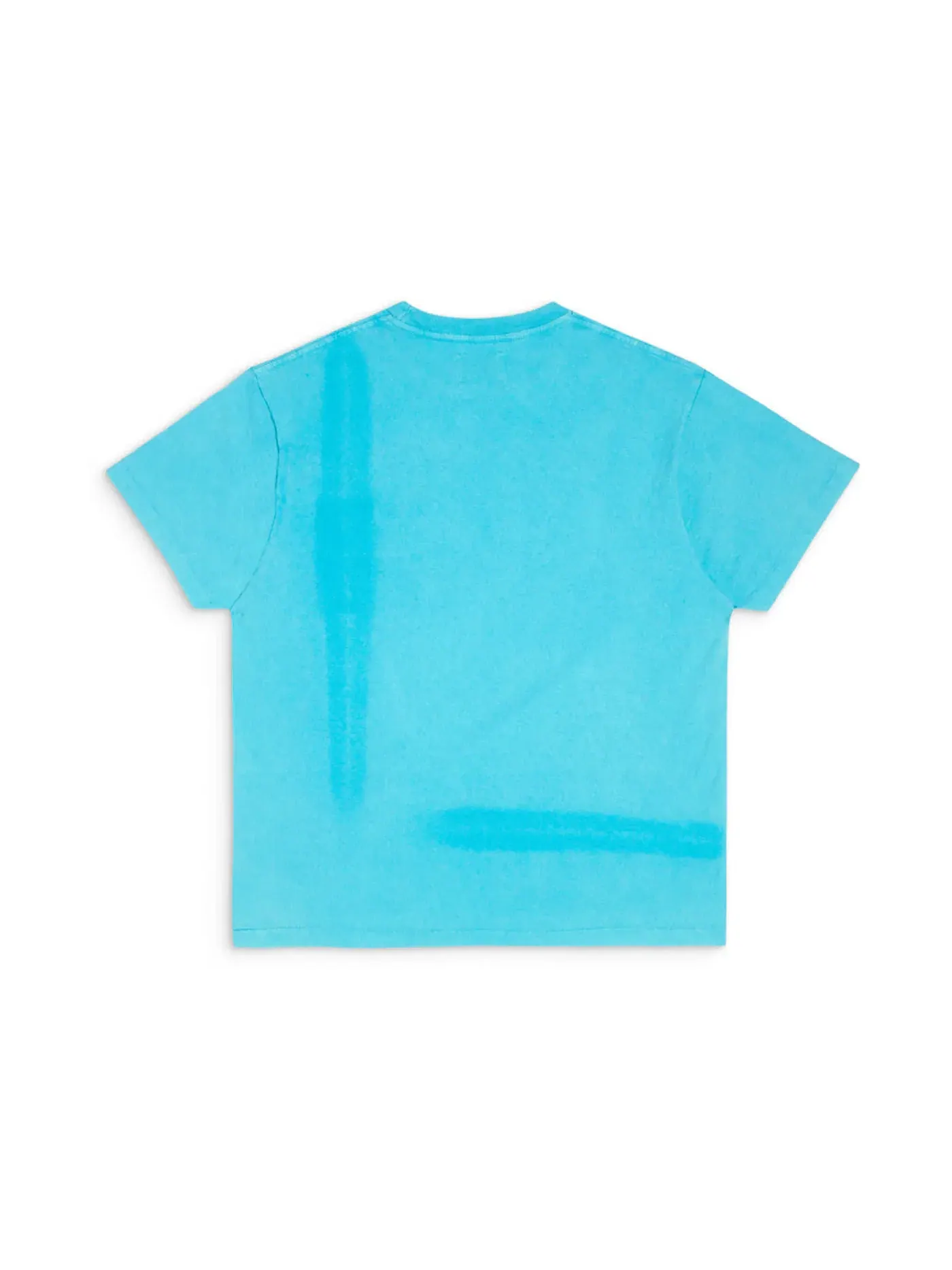 Мужская футболка с принтом Gallery Dept. Vintage Logo Painted Tee — изображение 2 из 2, бирюзовый