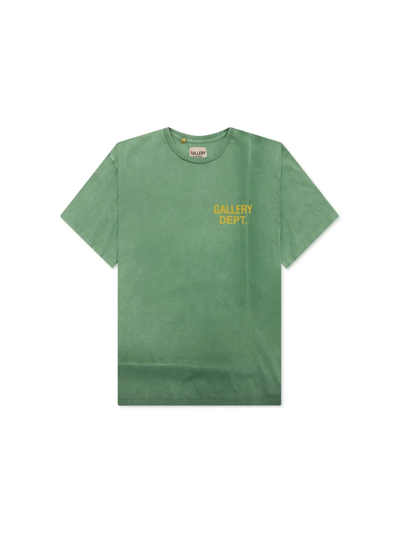 Мужская футболка с принтом Gallery Dept. Tee — изображение 1 из 2, зеленый