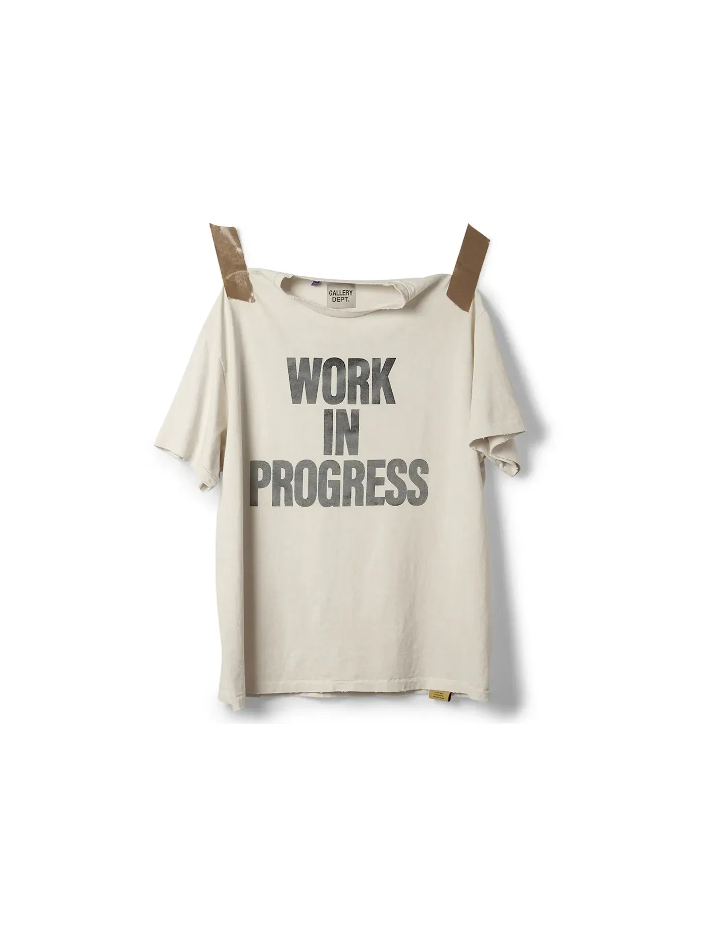 Мужская футболка Gallery Dept. Work In Progress Tee — изображение 1 из 2, белый