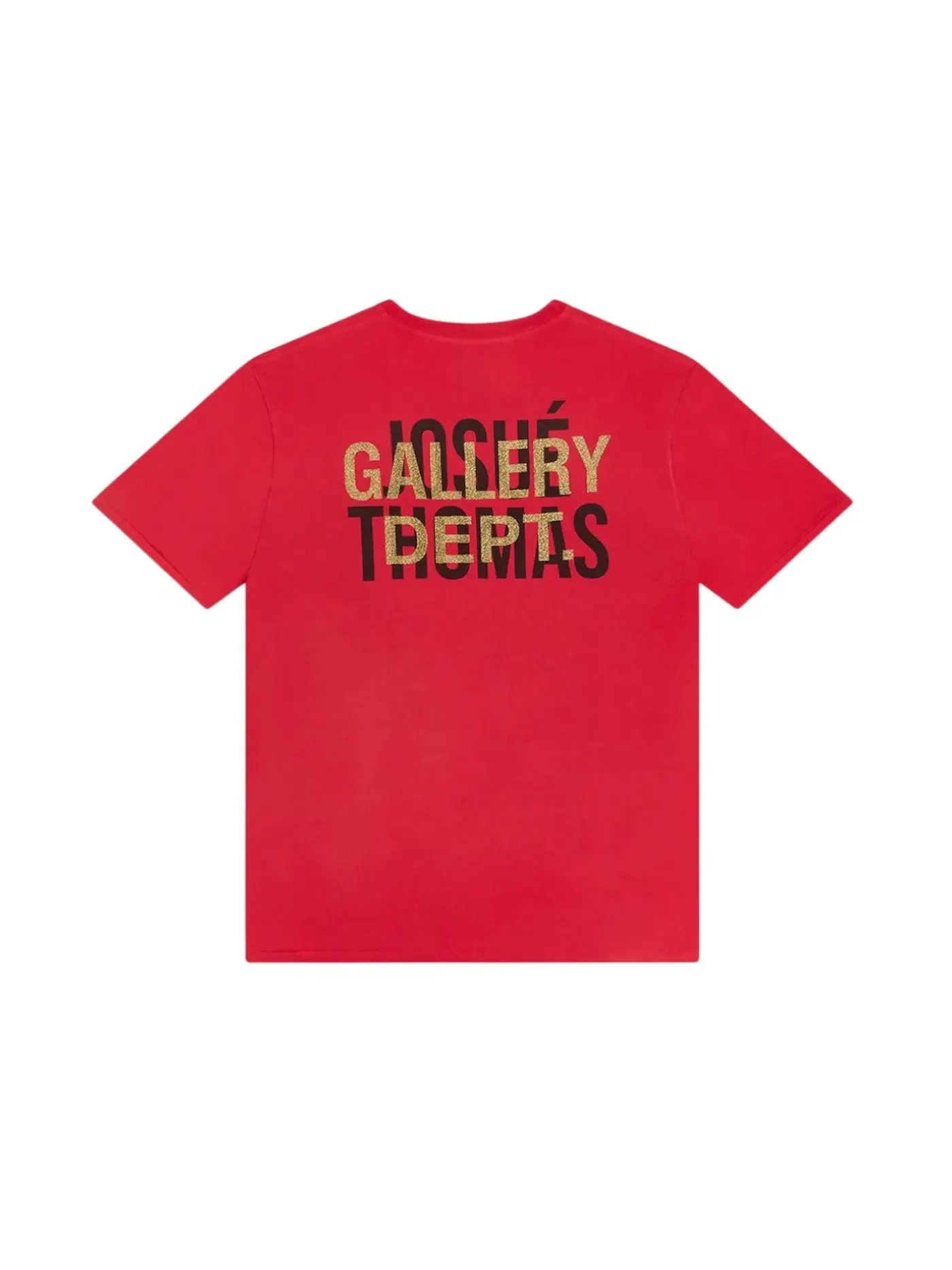 Мужская футболка с принтом Gallery Dept. x Everlast J T-shirt — изображение 2 из 2, красный