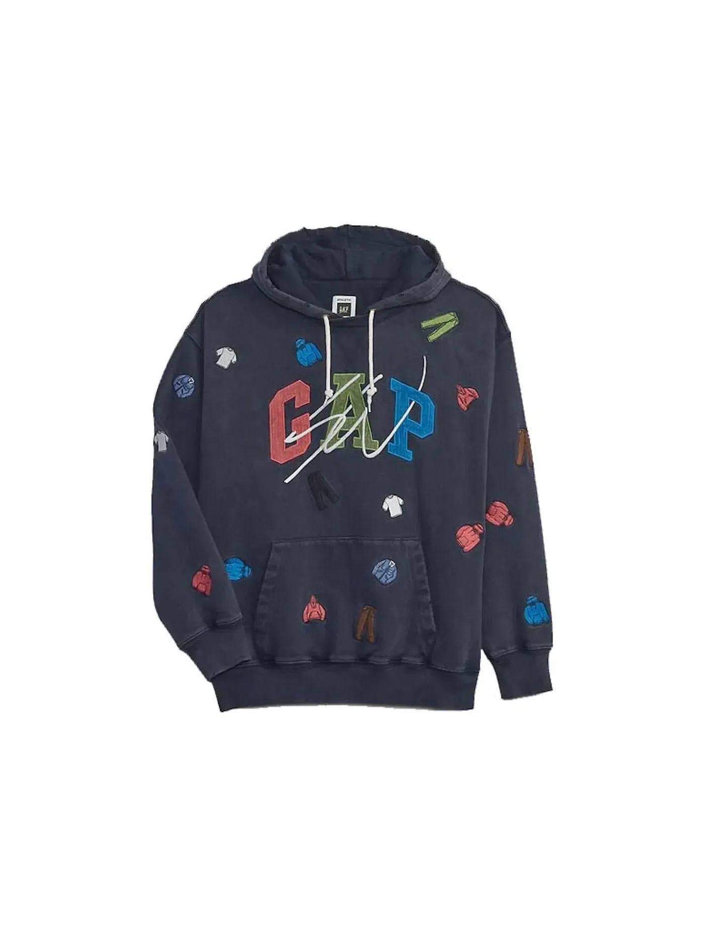 Унисекс худи с вышивкой Arch Logo Gap Re-Issue × Sean Wotherspoon — изображение 1 из 1, синий