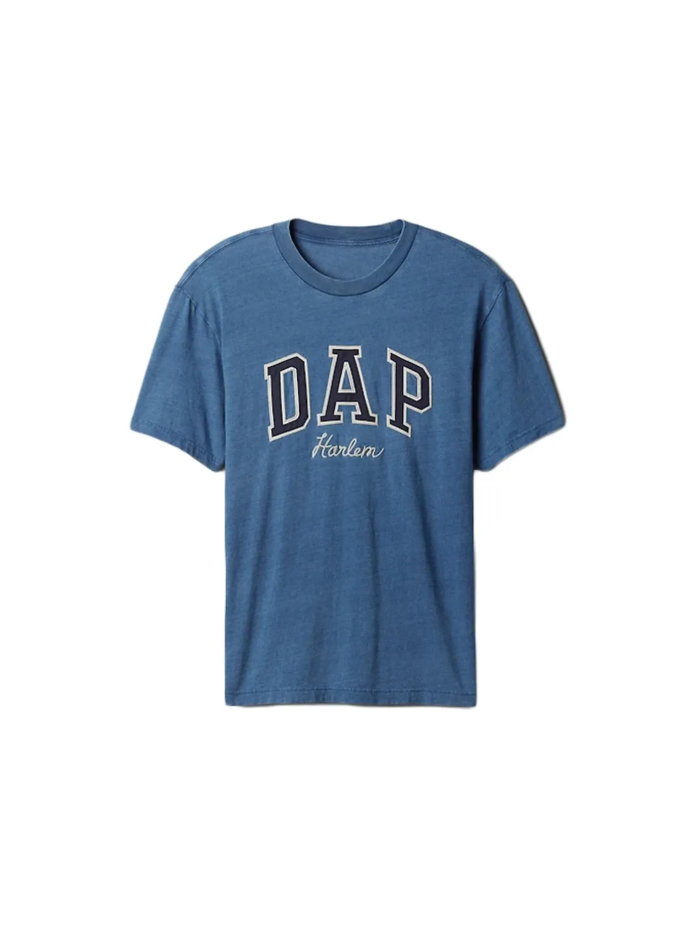 Мужская футболка с логотипом Gap x DAP — изображение 1 из 1, светлый индиго