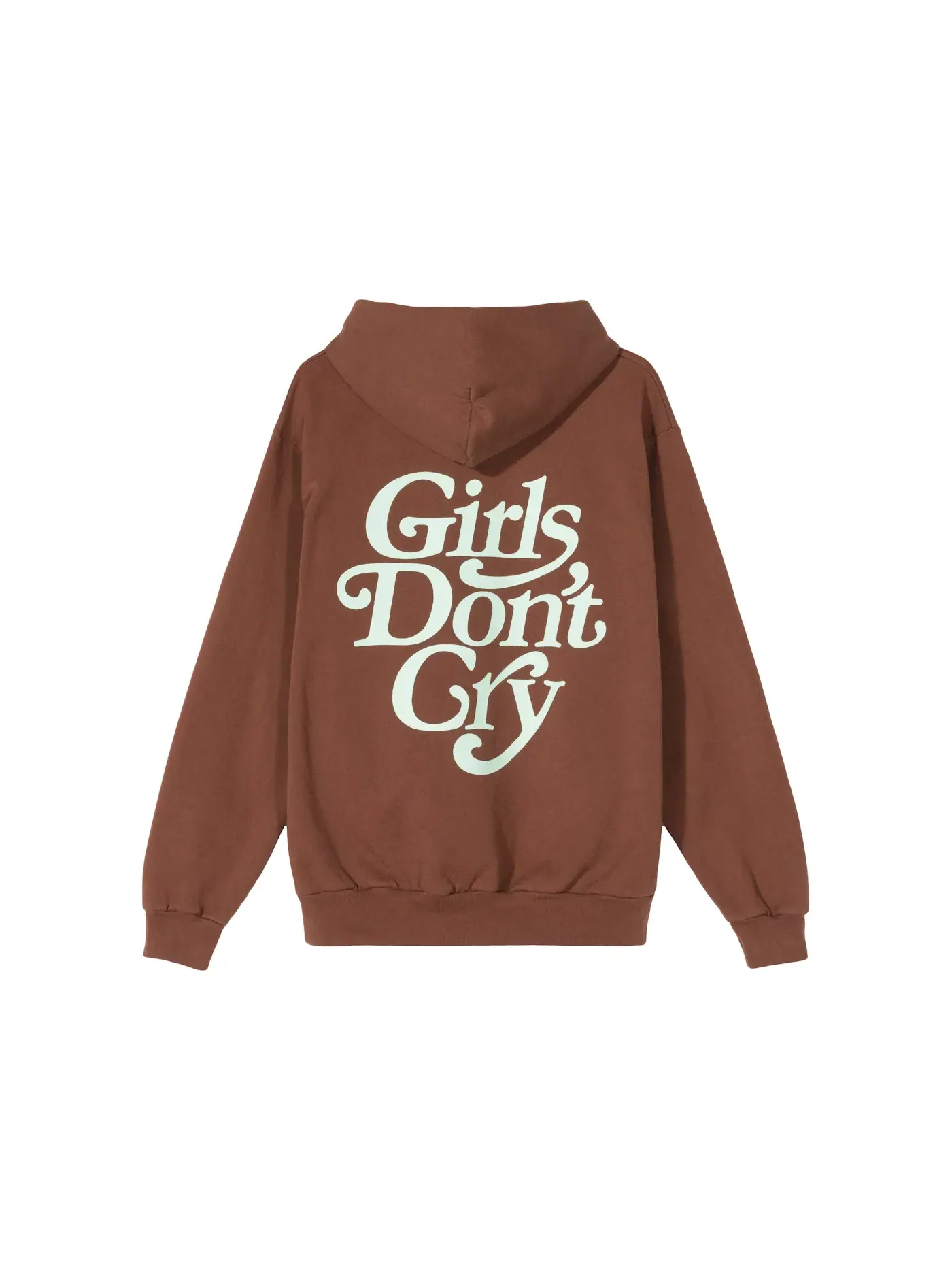 Мужская худи с принтом Girls Don't Cry Hoody — изображение 2 из 2, коричневый