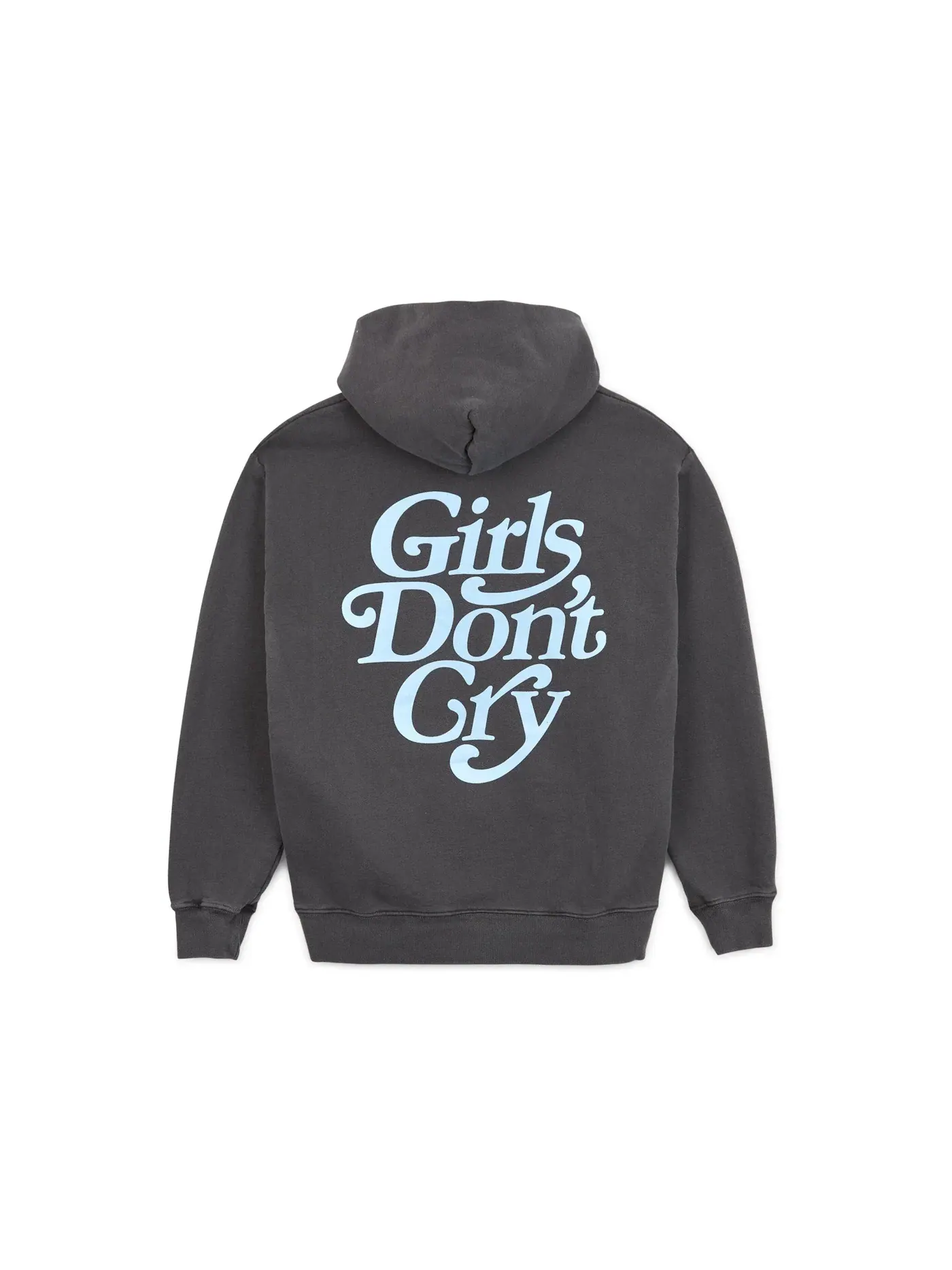 Мужской худи с принтом Girls Don't Cry — изображение 1 из 2, черный/синий