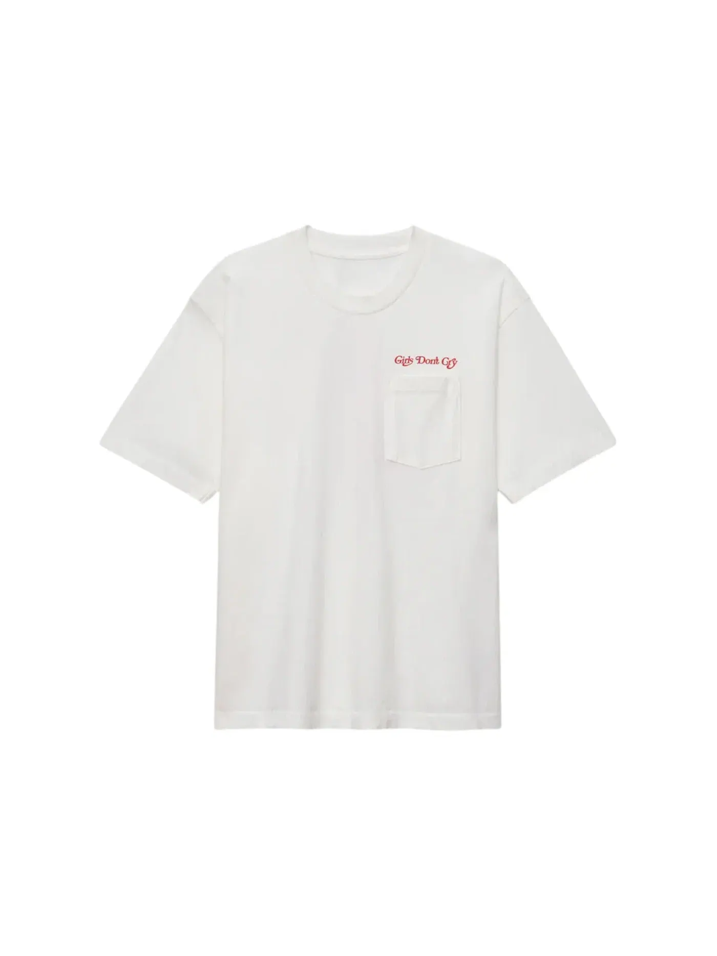 Детская футболка с принтом Girls Don't T-Shirt Girls Don't Cry — изображение 1 из 2, белый