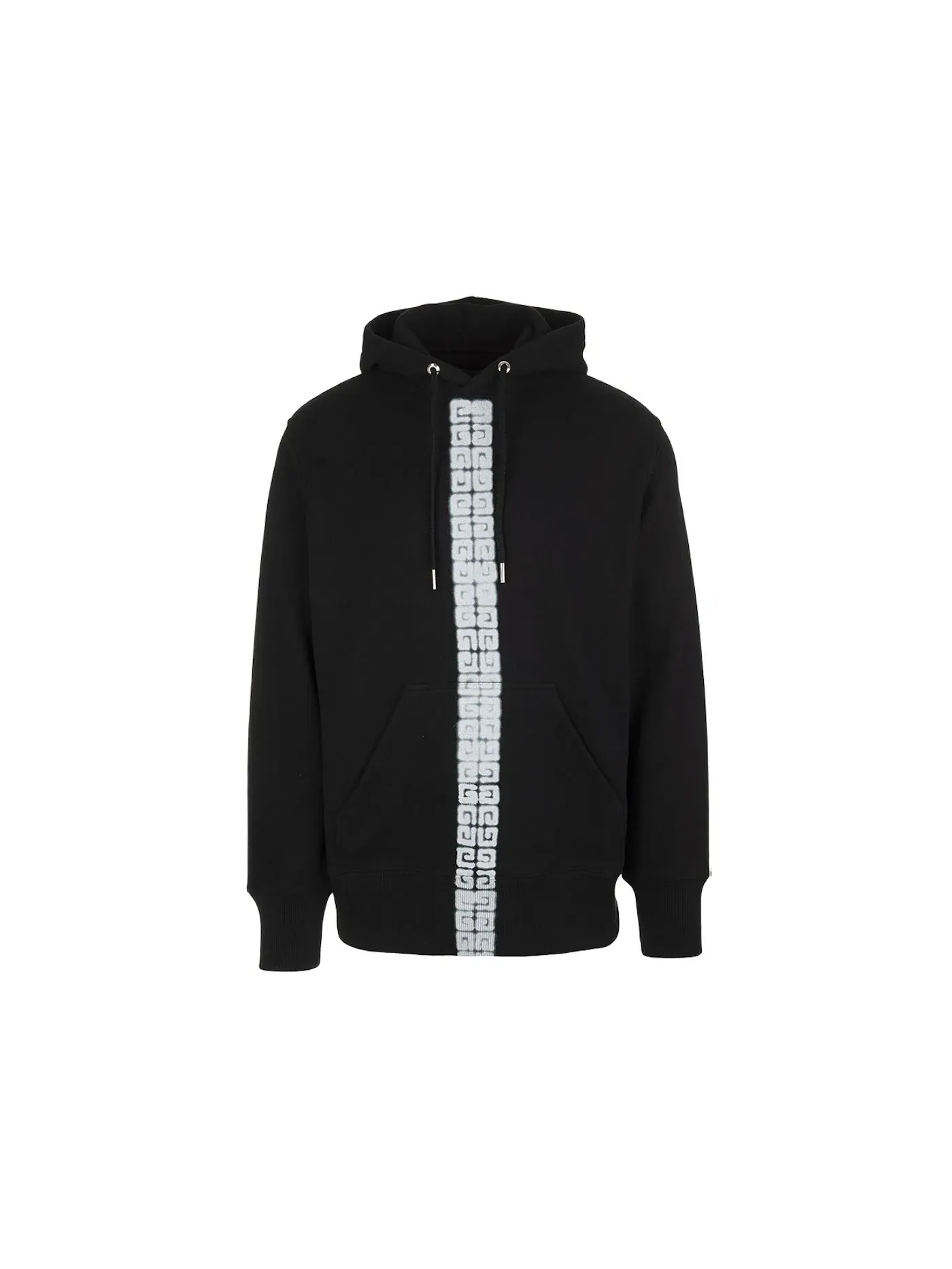 Мужская худи с принтом Givenchy Hoodie — изображение 1 из 2, черный/белый