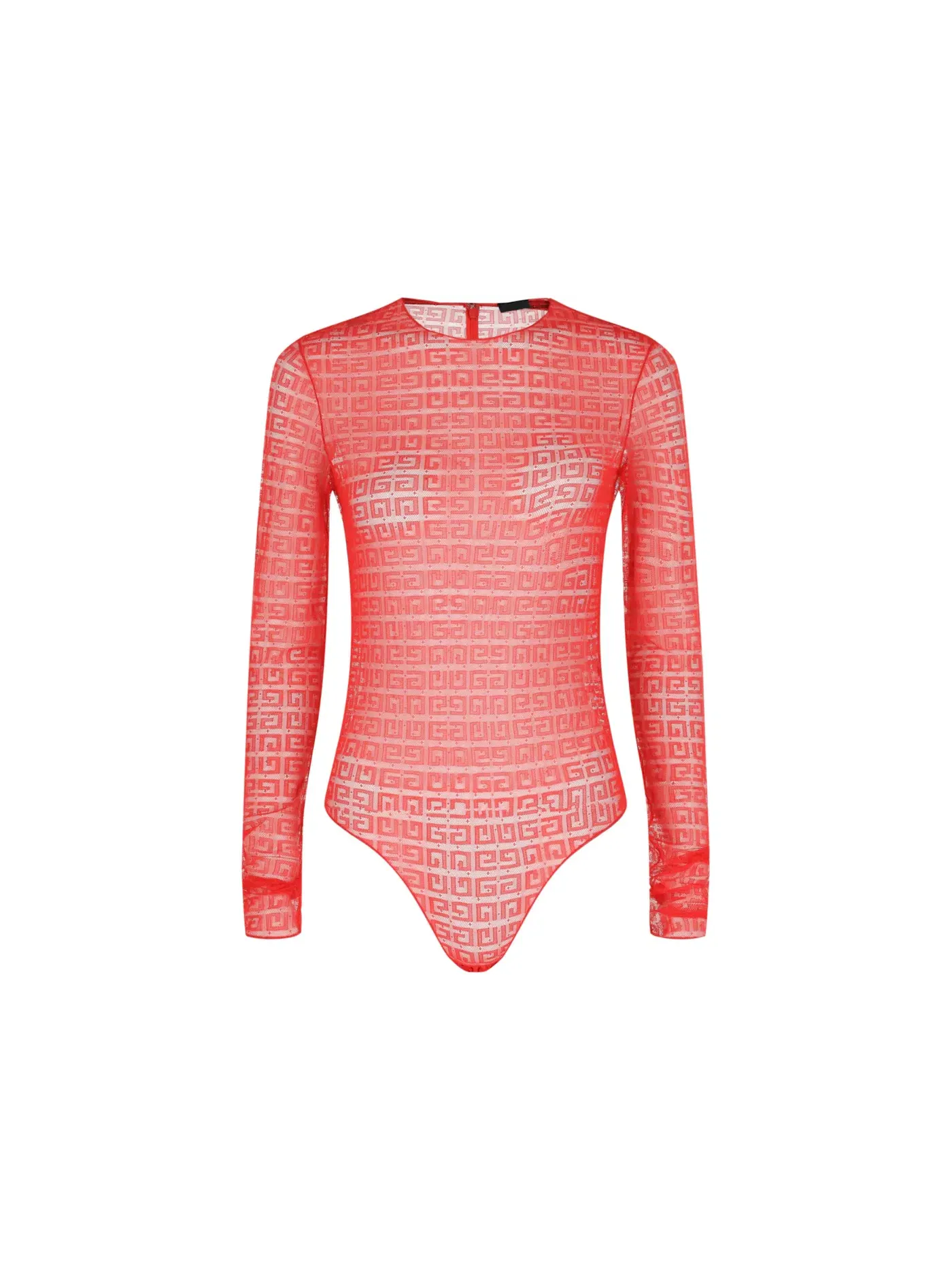 Женское боди с кружевом Givenchy Bodysuit, Vermilion — изображение 1 из 3