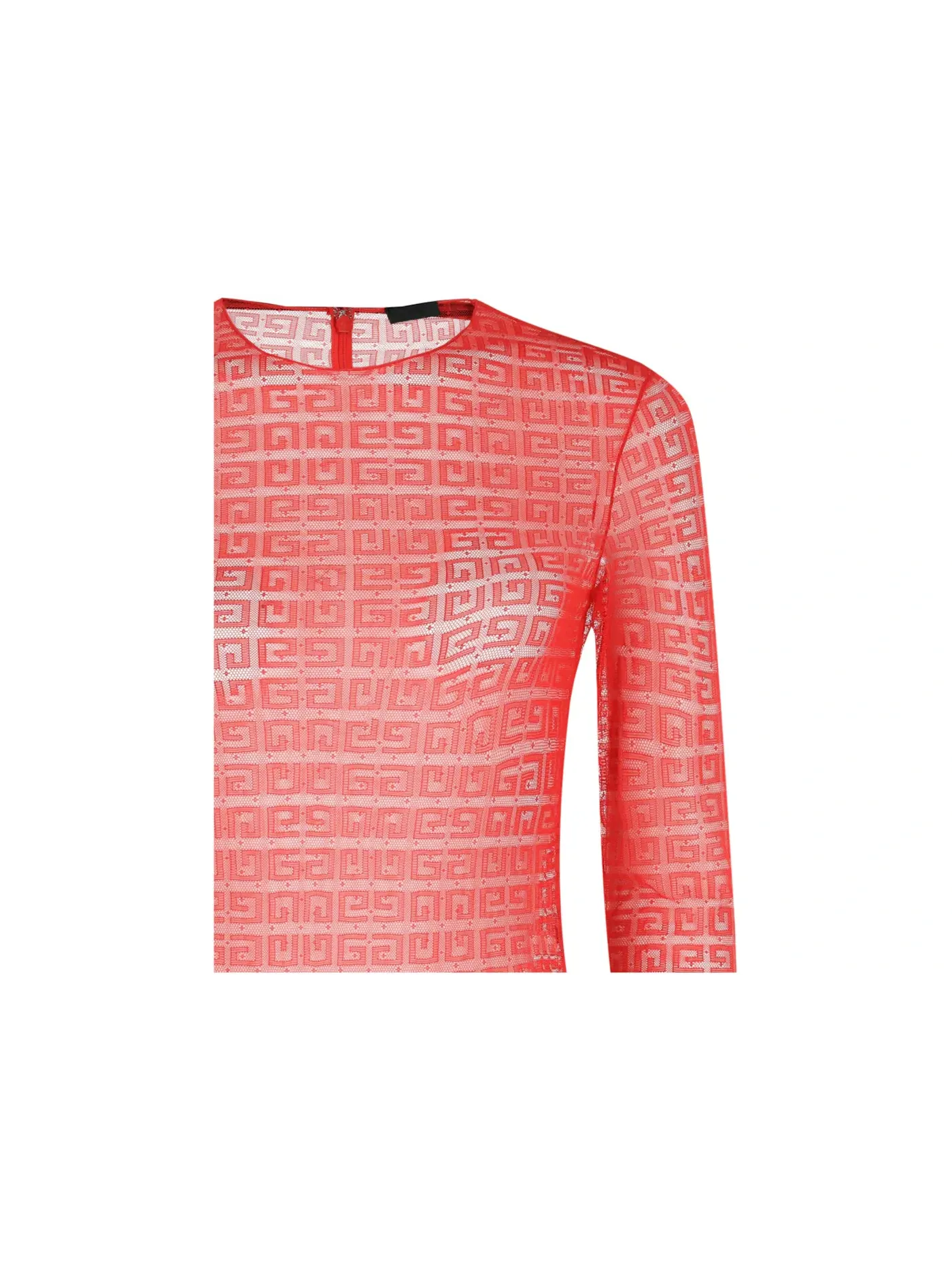 Женское боди с кружевом Givenchy Bodysuit, Vermilion — изображение 3 из 3