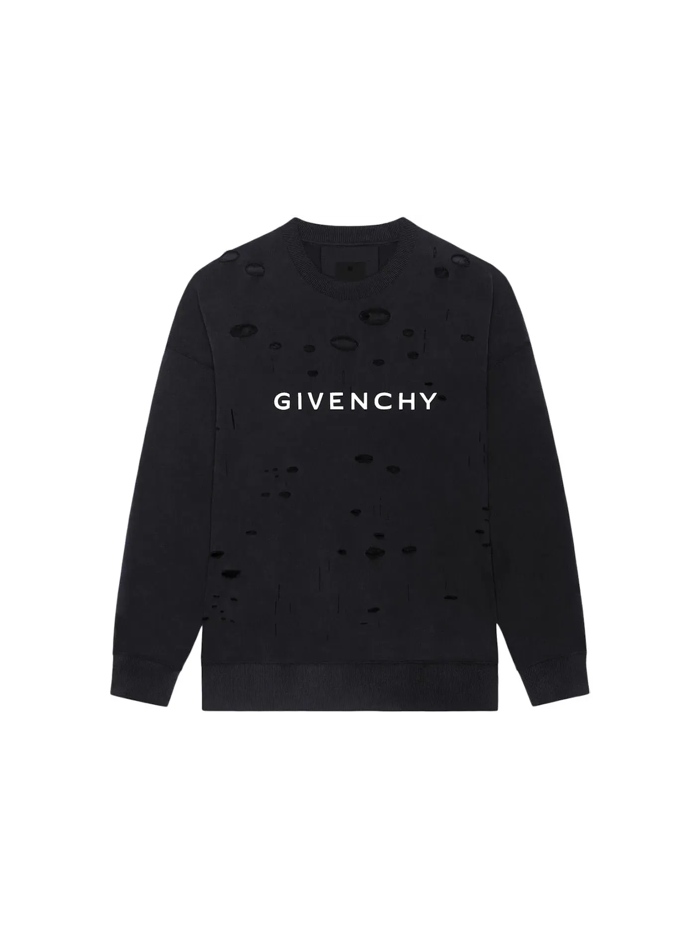 Мужской свитшот с принтом Archetype Givenchy — изображение 1 из 1, черный/белый