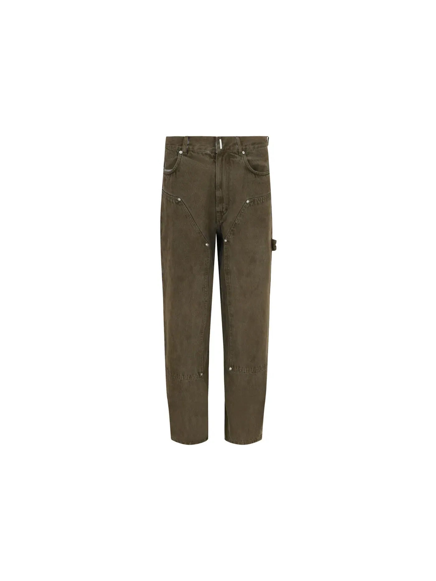 Мужские джинсы Carpenter Jeans Givenchy — изображение 1 из 3, зеленый