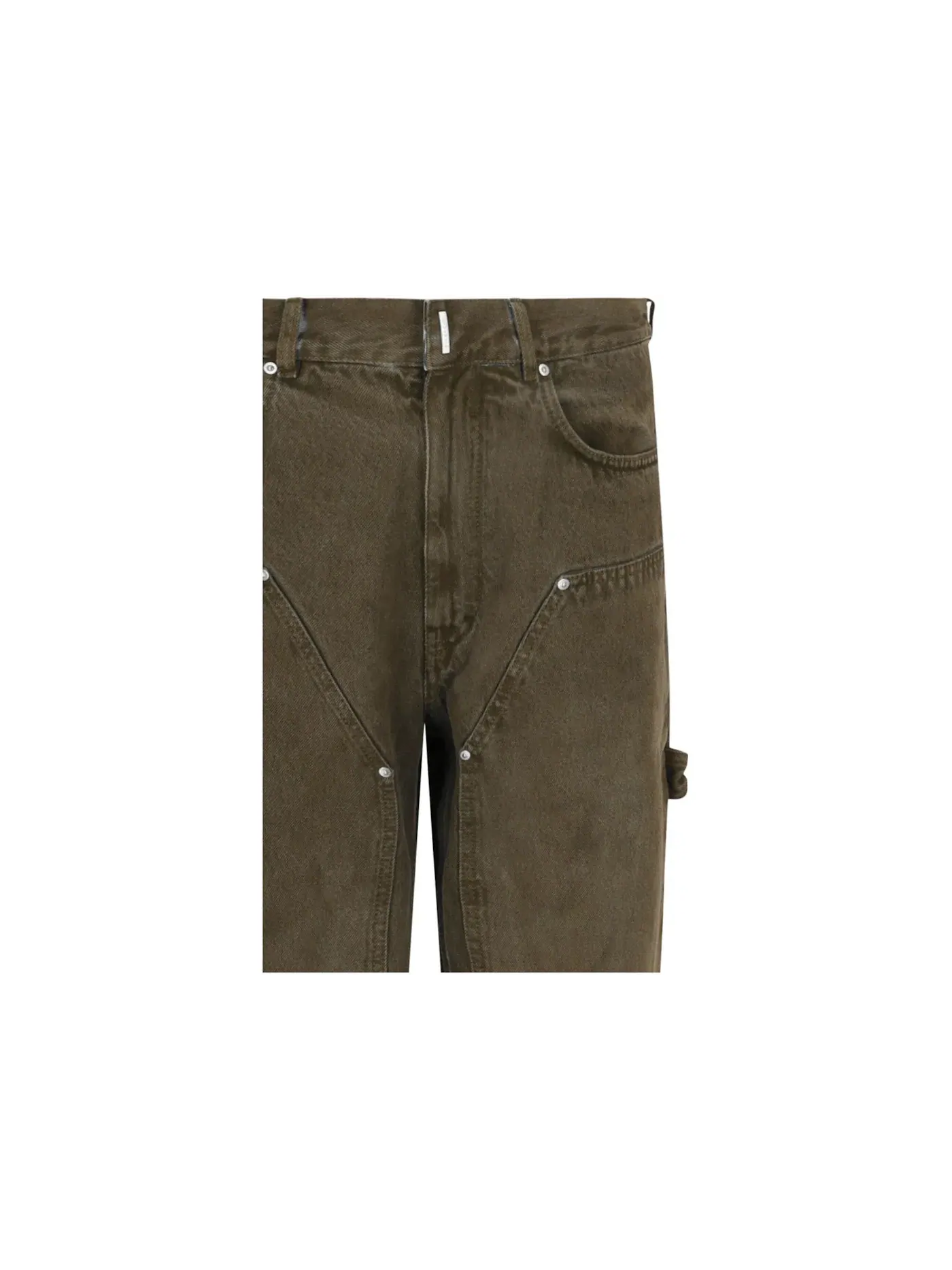 Мужские джинсы Carpenter Jeans Givenchy — изображение 3 из 3, зеленый