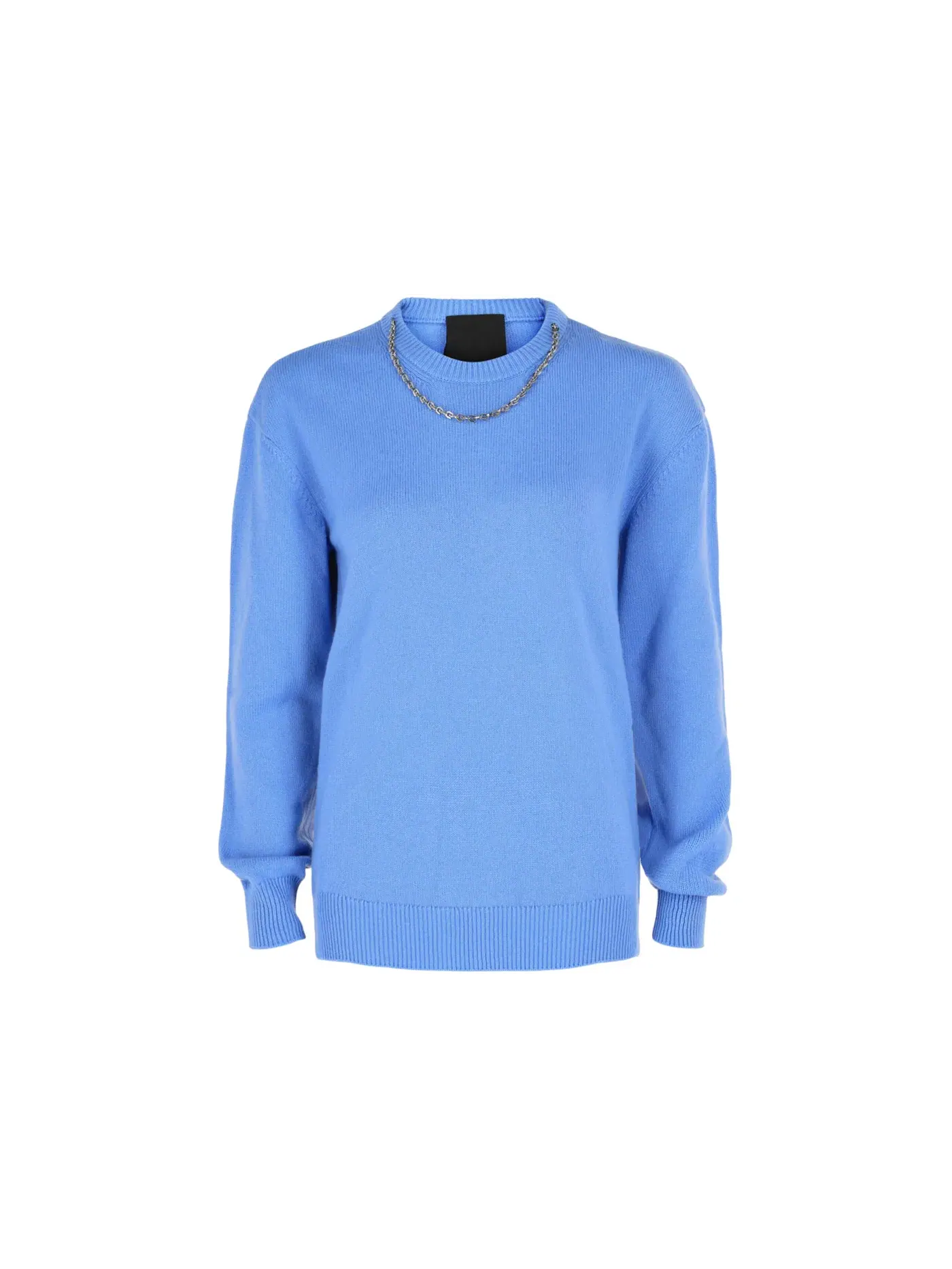 Женский джемпер с круглым вырезом Cashmere Roundneck Sweater Givenchy — изображение 1 из 3, голубой