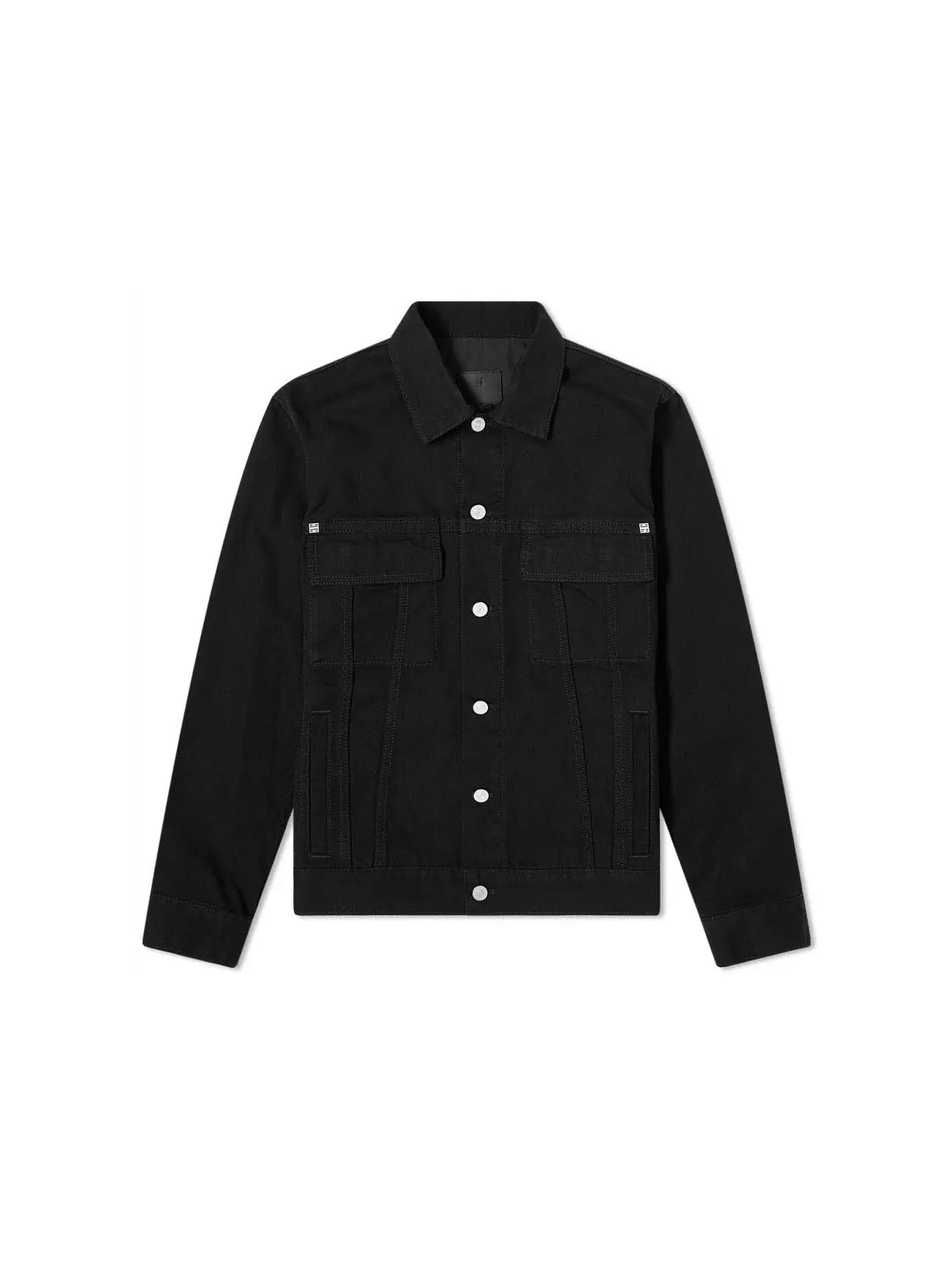 Мужская куртка-джинсовка классического кроя Givenchy — изображение 1 из 2, черный