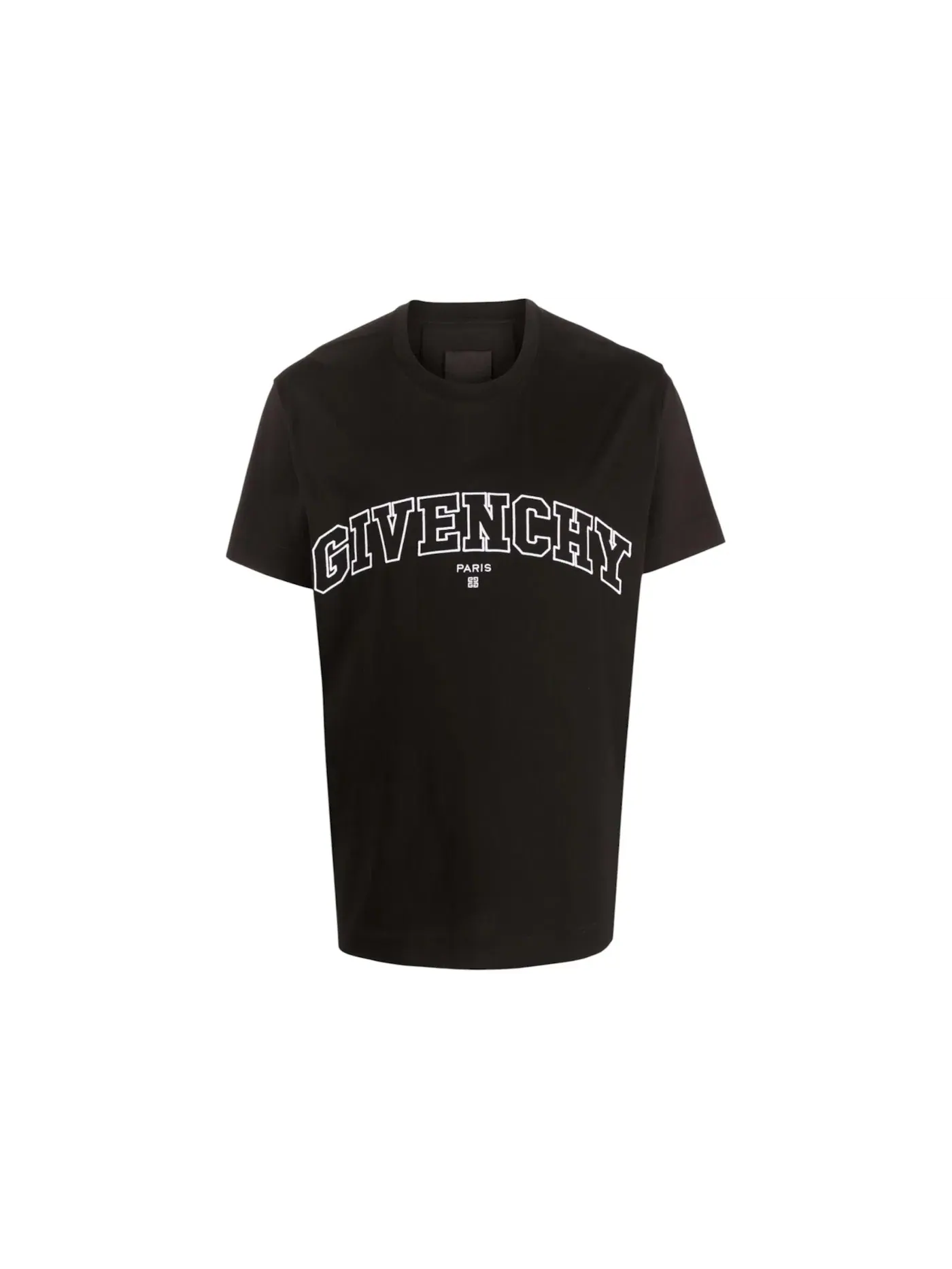 Мужская футболка с вышитым логотипом Givenchy — изображение 1 из 1, черный