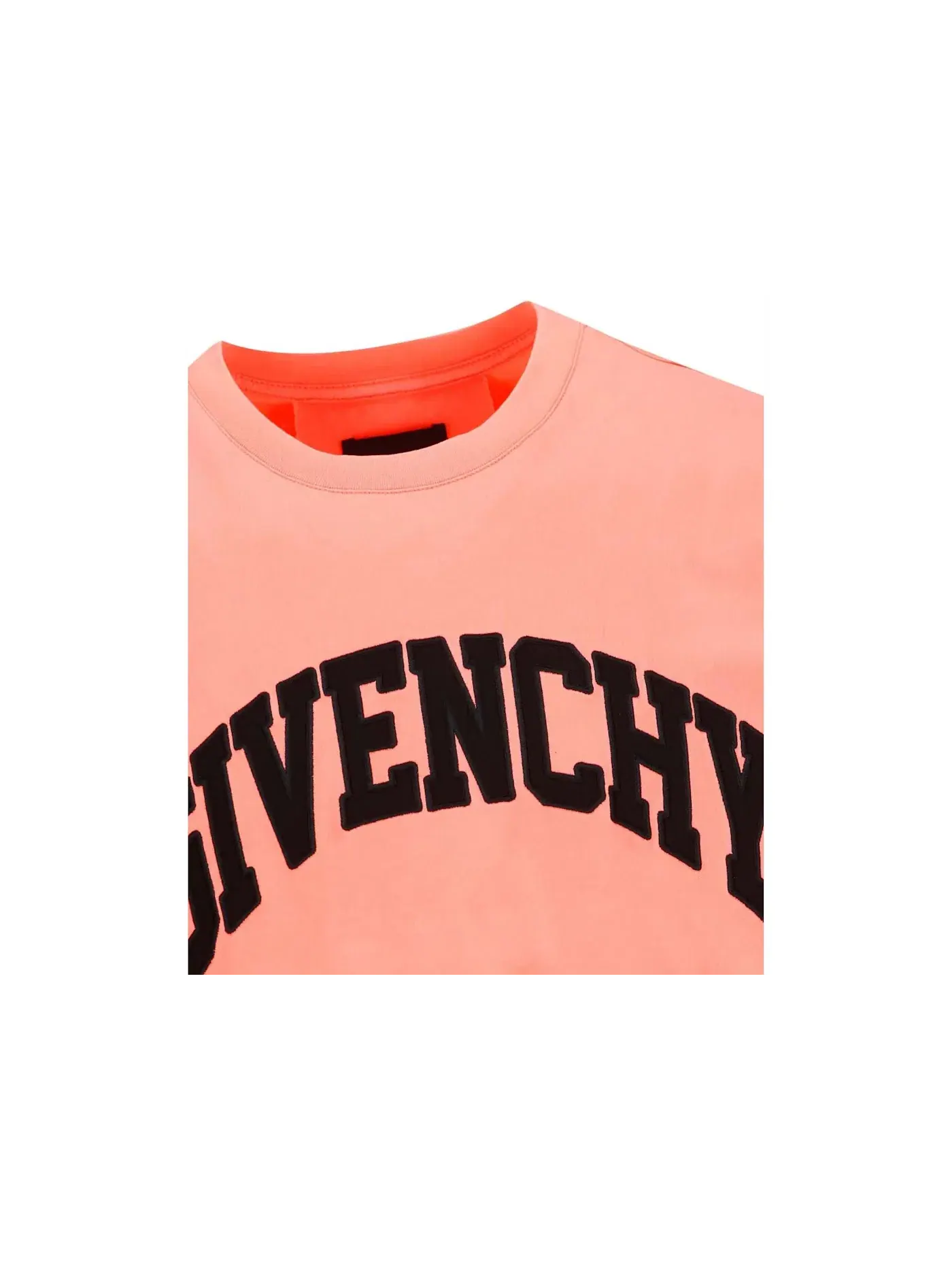 Мужская футболка оверсайз College Oversize Givenchy — изображение 2 из 2, коралл
