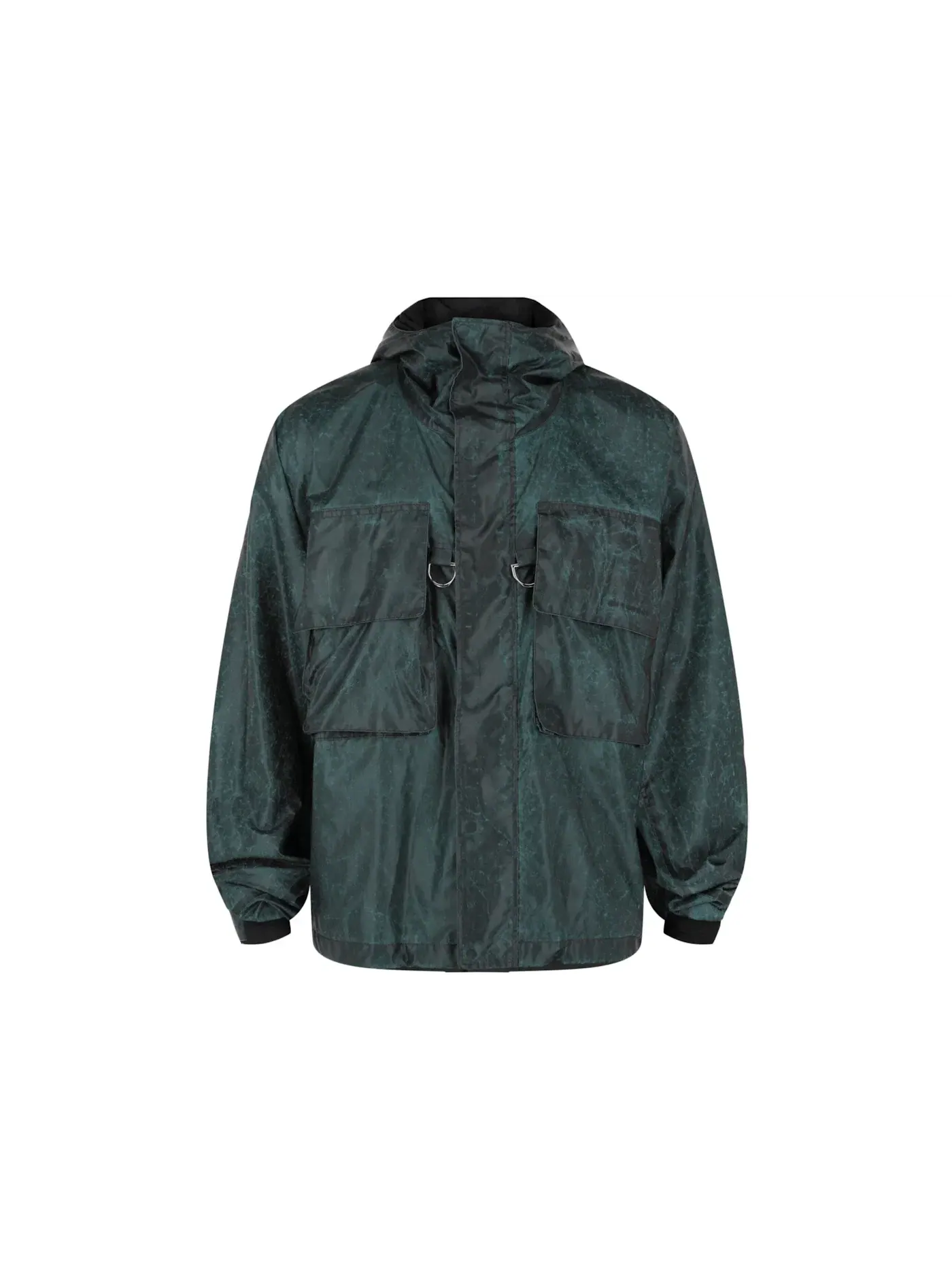 Мужская ветровка с принтом Givenchy Windbreaker — изображение 1 из 3, серебряный
