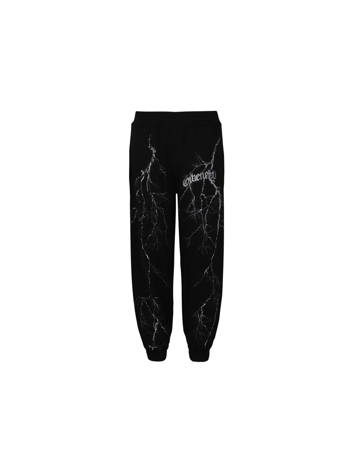 Мужские спортивные штаны с кристаллической отделкой Sweatpants Givenchy — изображение 1 из 3, черный