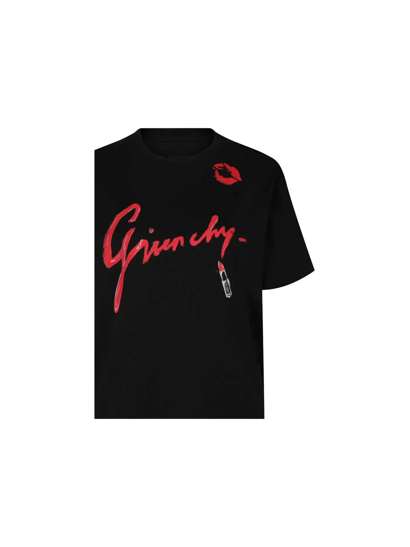Женская футболка с логотипом Givenchy — изображение 3 из 3, черный
