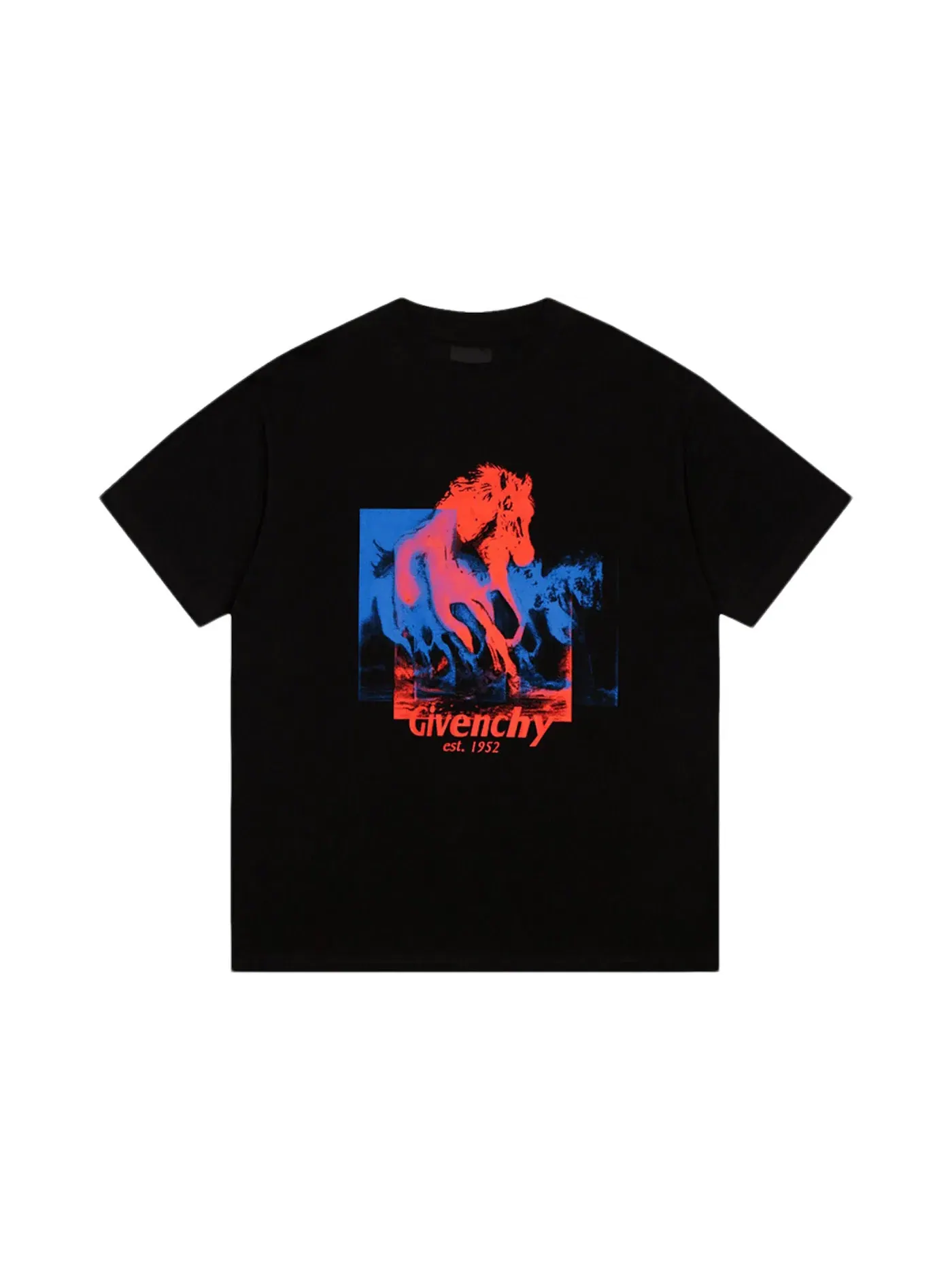 Мужская футболка с принтом Givenchy — изображение 1 из 1, черный