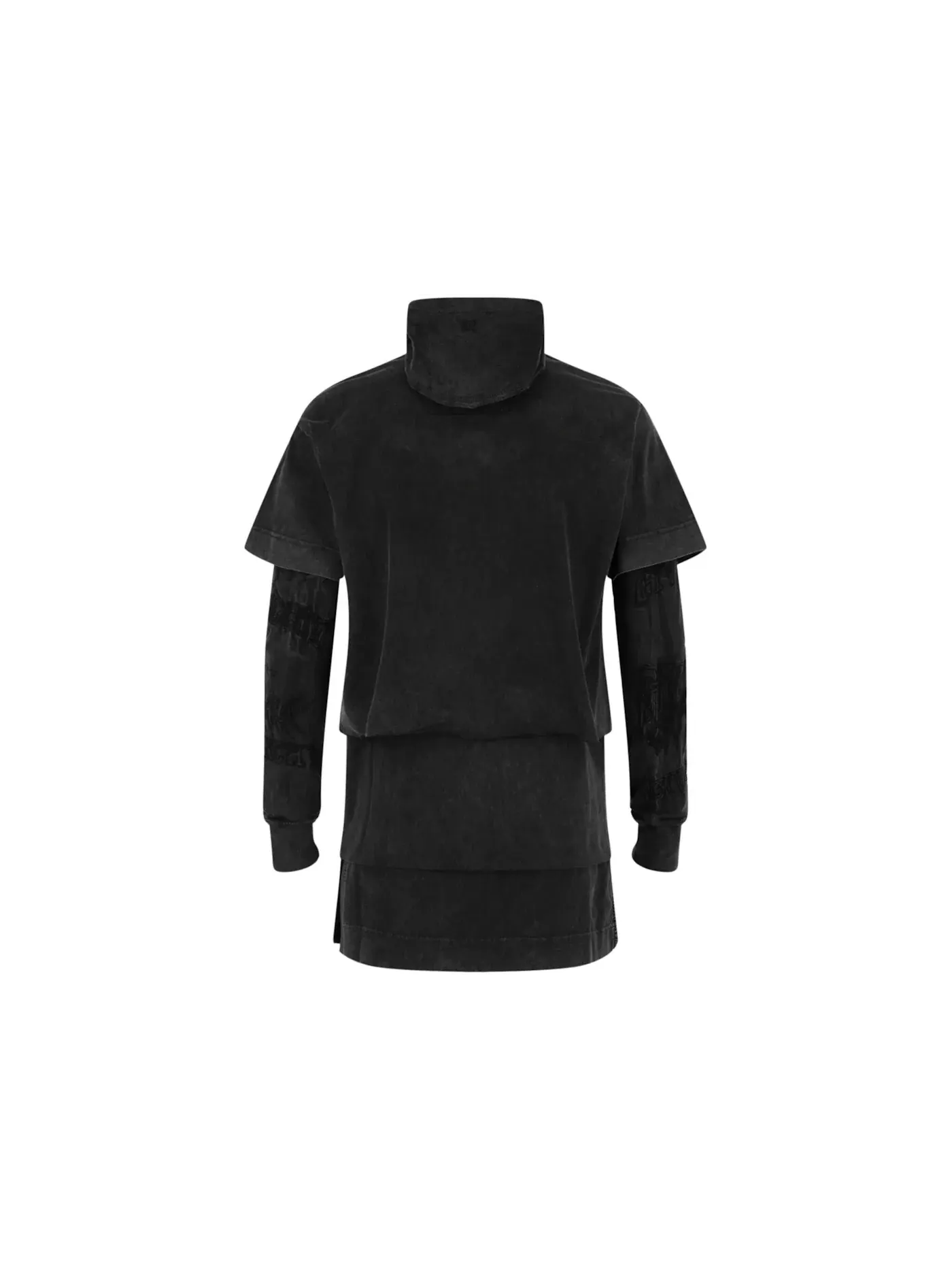 Мужская футболка с длинным рукавом и балаклавой Givenchy T-shirt with Balaclava — изображение 2 из 3, серый