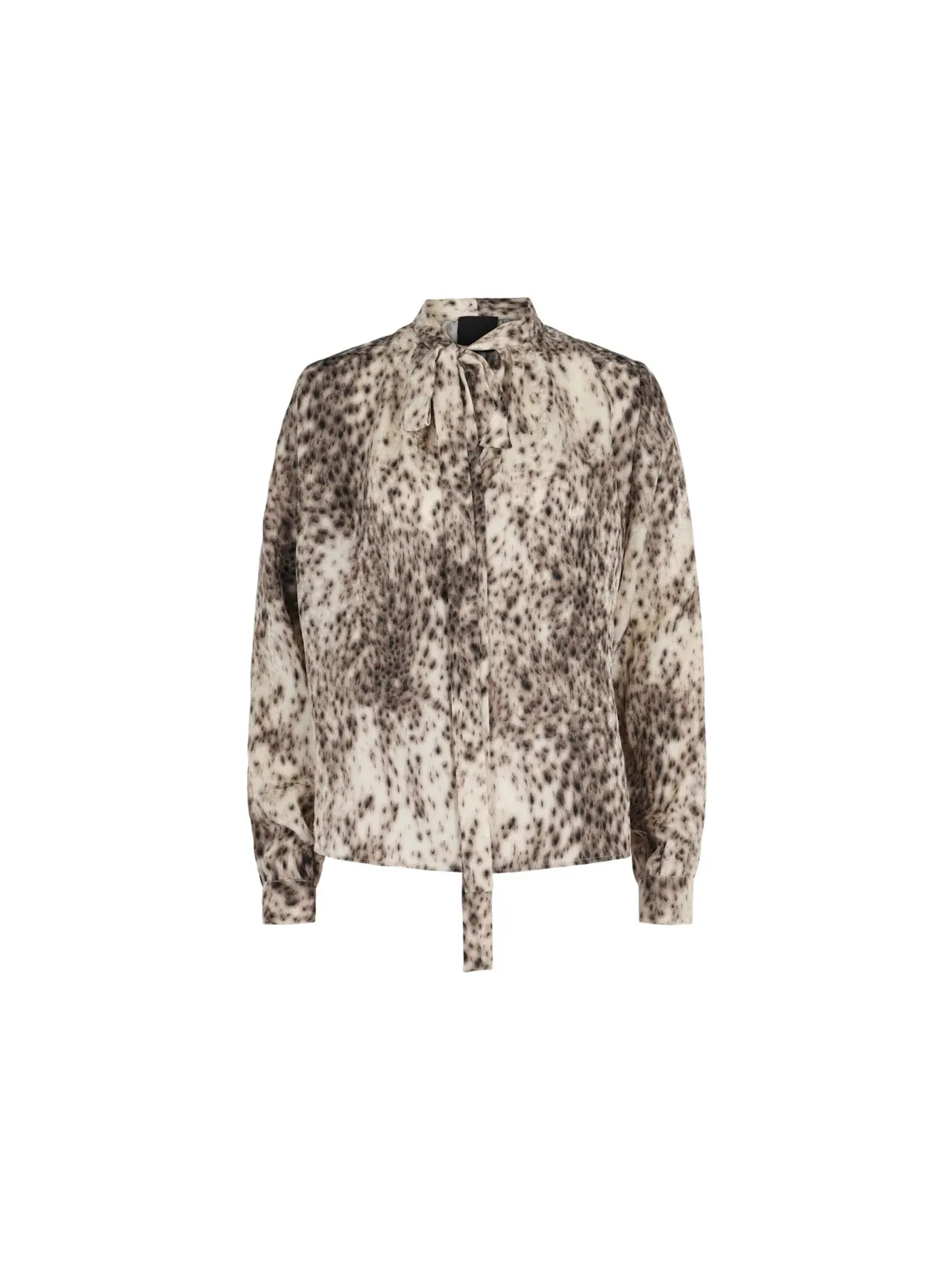 Женская блуза с леопардовым принтом Blouse Givenchy — изображение 1 из 3, натуральный коричневый