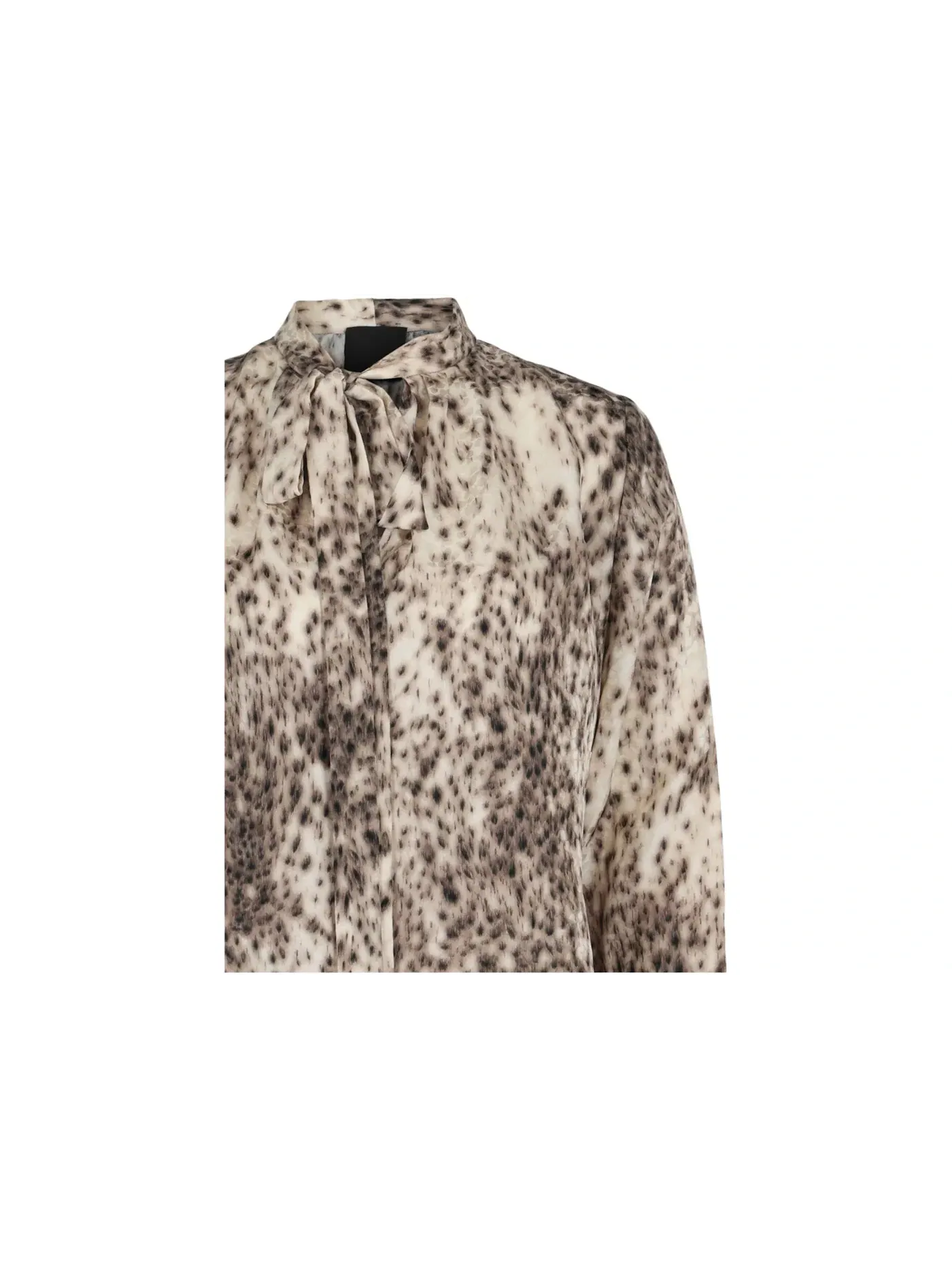 Женская блуза с леопардовым принтом Blouse Givenchy — изображение 3 из 3, натуральный коричневый