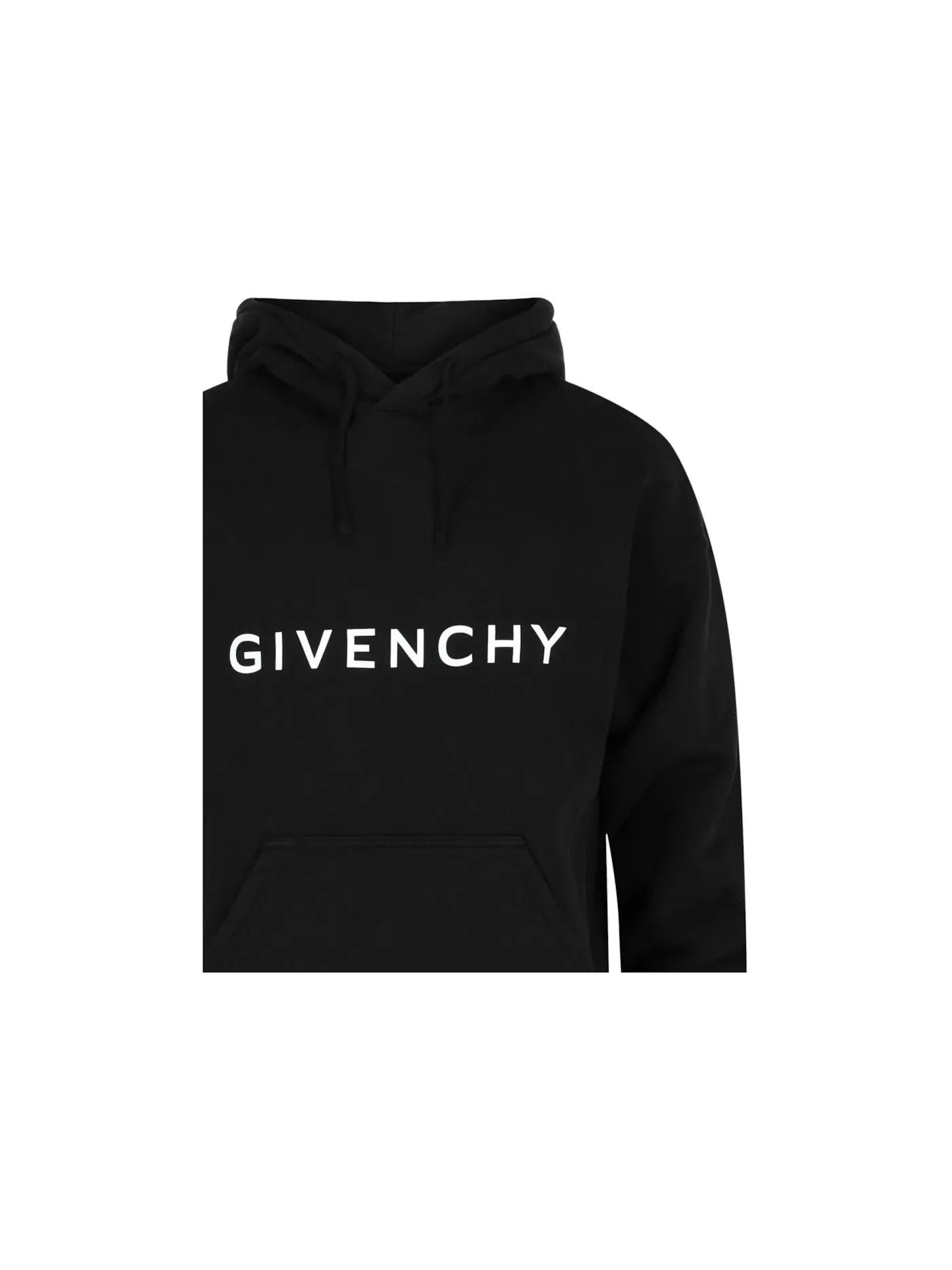 Мужской худи с принтом Hoodie Givenchy — изображение 3 из 3, черный
