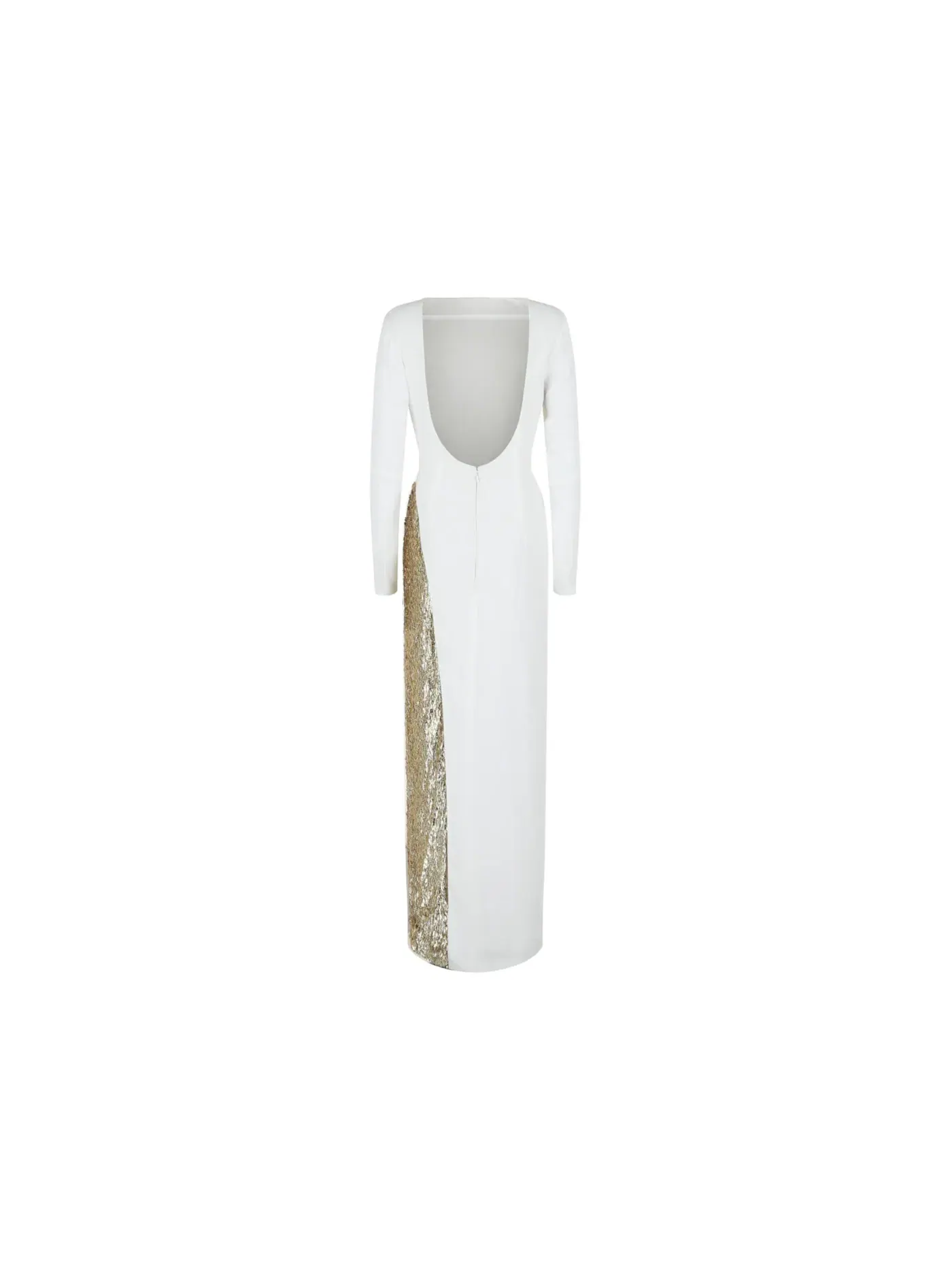 Женское платье с пайетками Metallic Sequin Gown Givenchy — изображение 2 из 3, золотистый