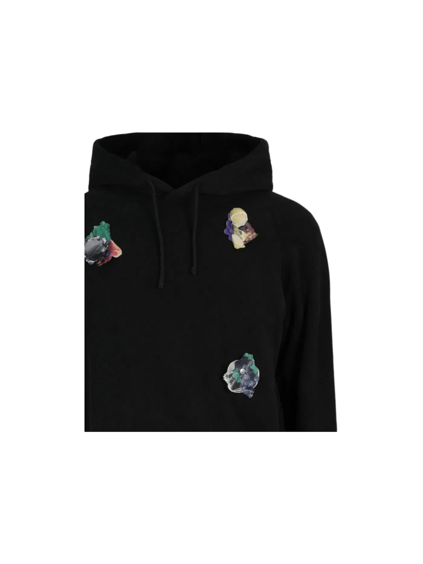 Мужской худи с принтом Hoodie In Cotton With Decals Givenchy — изображение 3 из 3, мульти