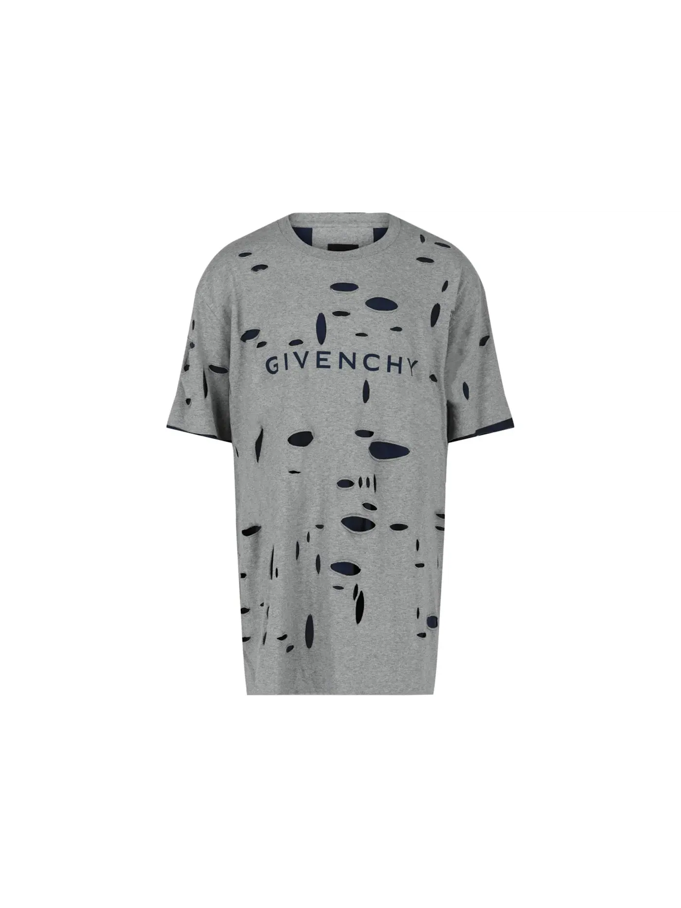 Мужская футболка с принтом Givenchy — изображение 1 из 3, серый синий