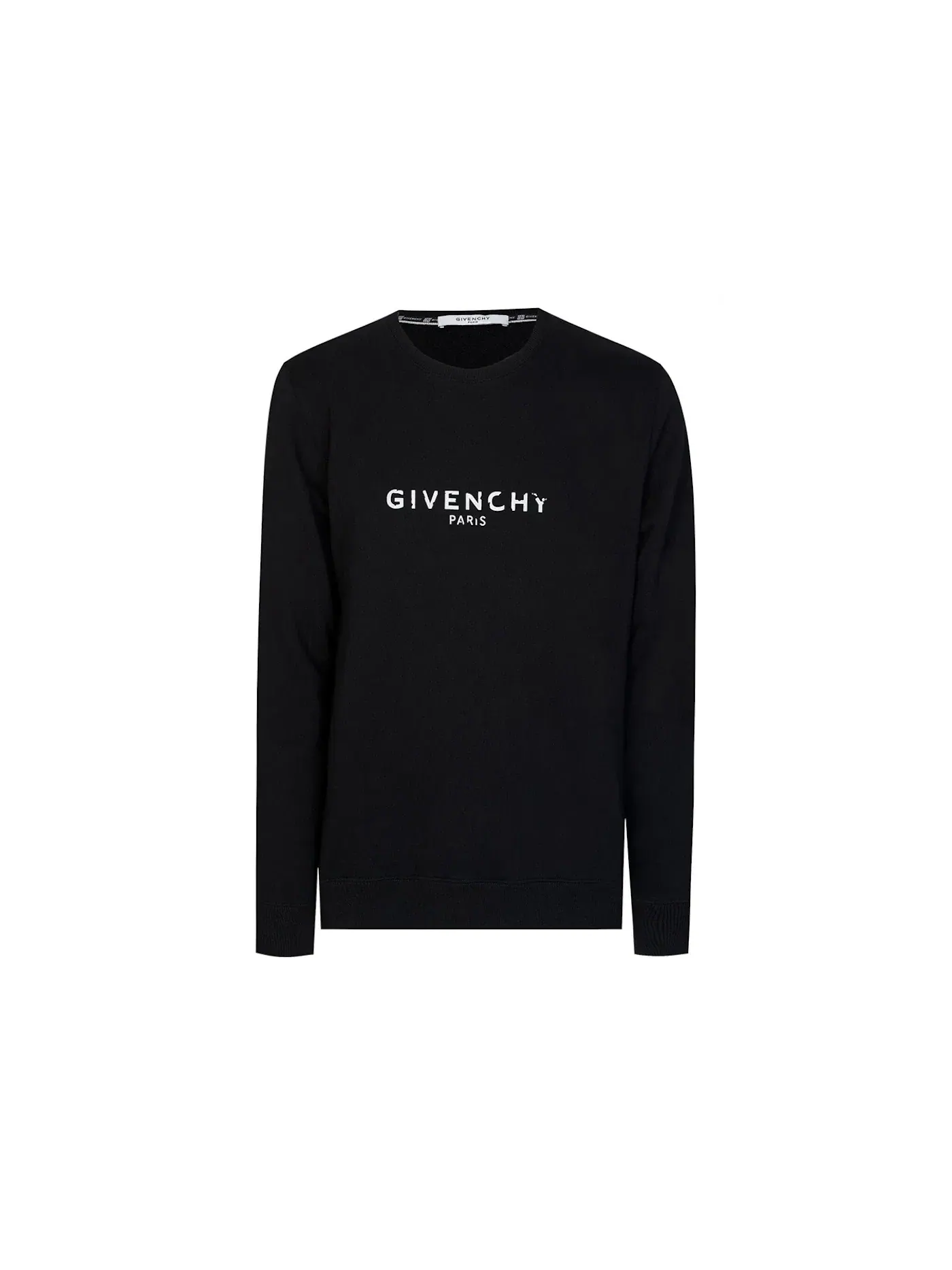 Мужская худи с принтом Givenchy Crewneck — изображение 1 из 2, черный