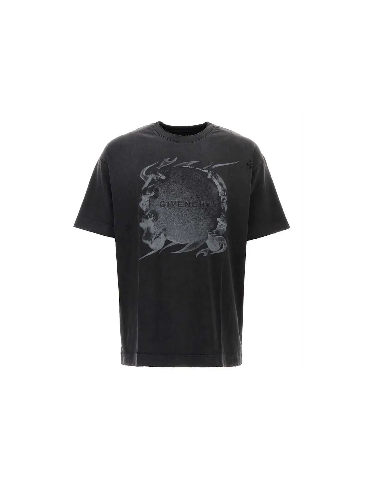Мужская футболка с принтом Ring Artwork Givenchy — изображение 1 из 1, черный