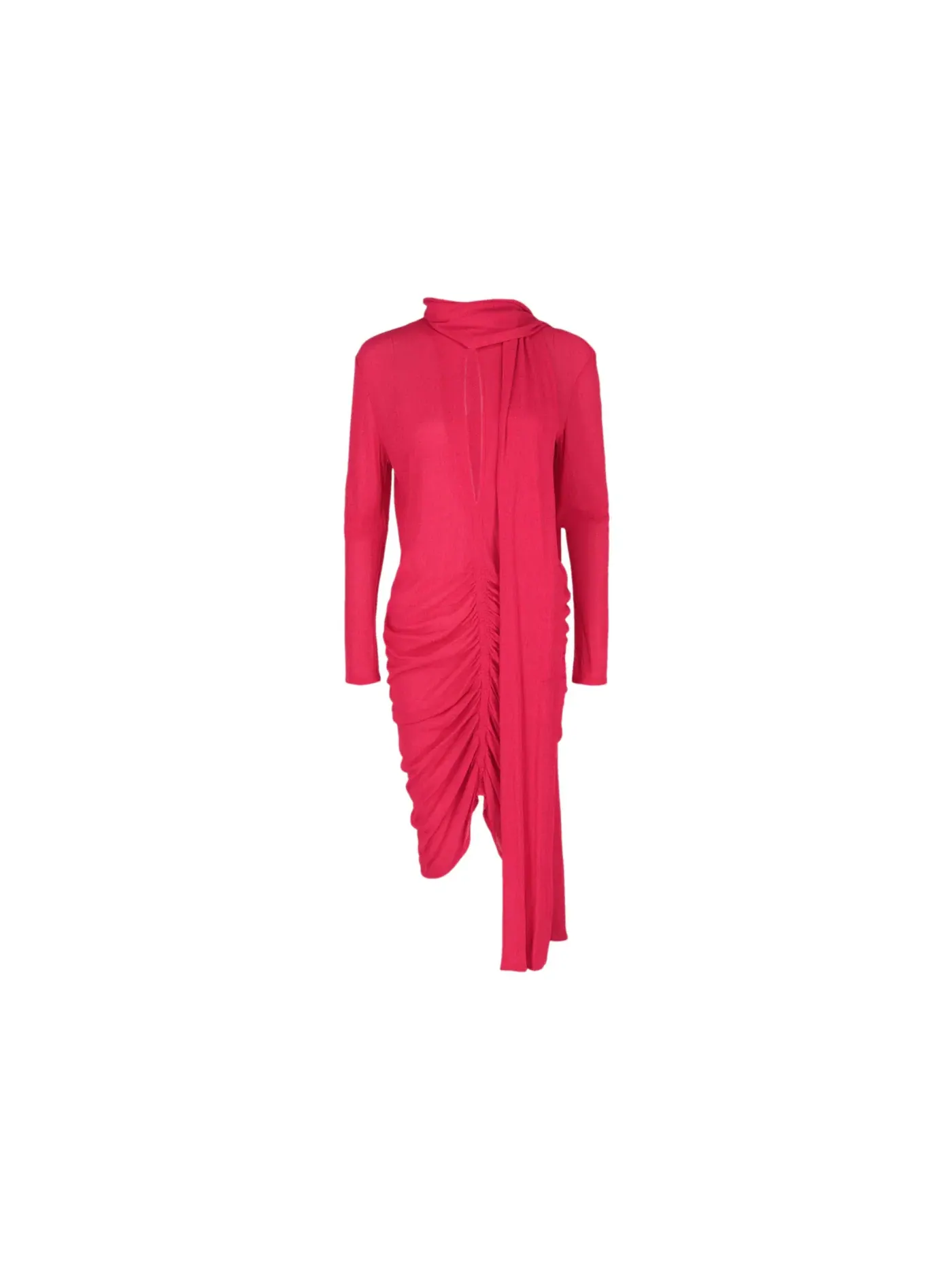 Женское платье с шарфом Givenchy Dress — изображение 1 из 3, цикламен