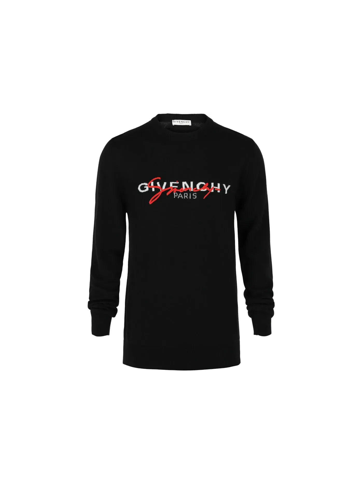 Мужской свитер с принтом Givenchy — изображение 1 из 3, черный красный