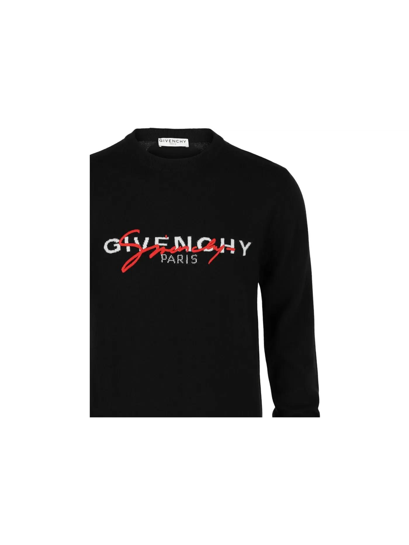 Мужской свитер с принтом Givenchy — изображение 3 из 3, черный красный