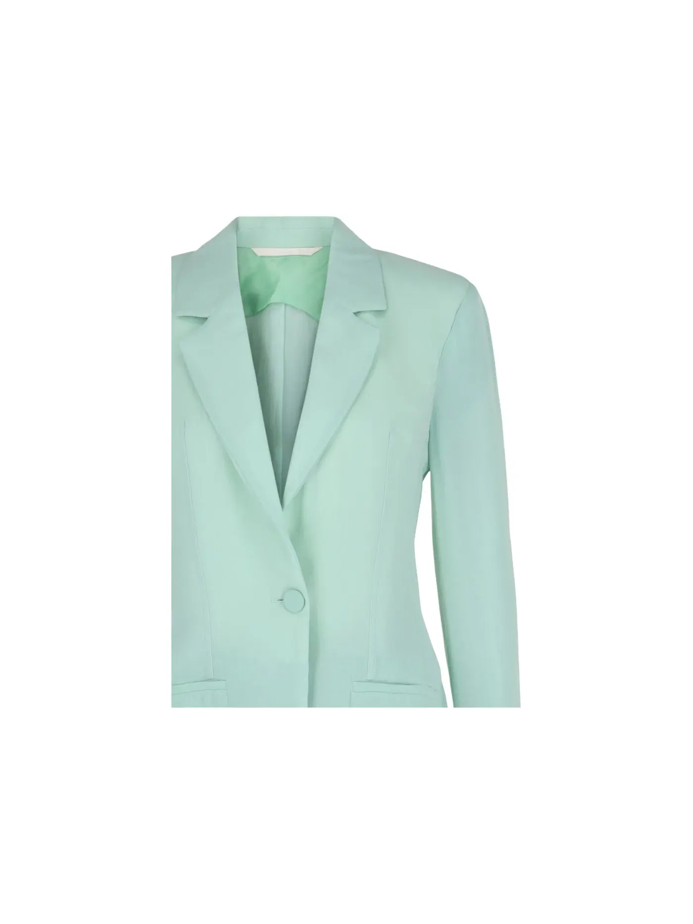Женский пиджак из шифона Green Mint Givenchy — изображение 3 из 3, зеленый