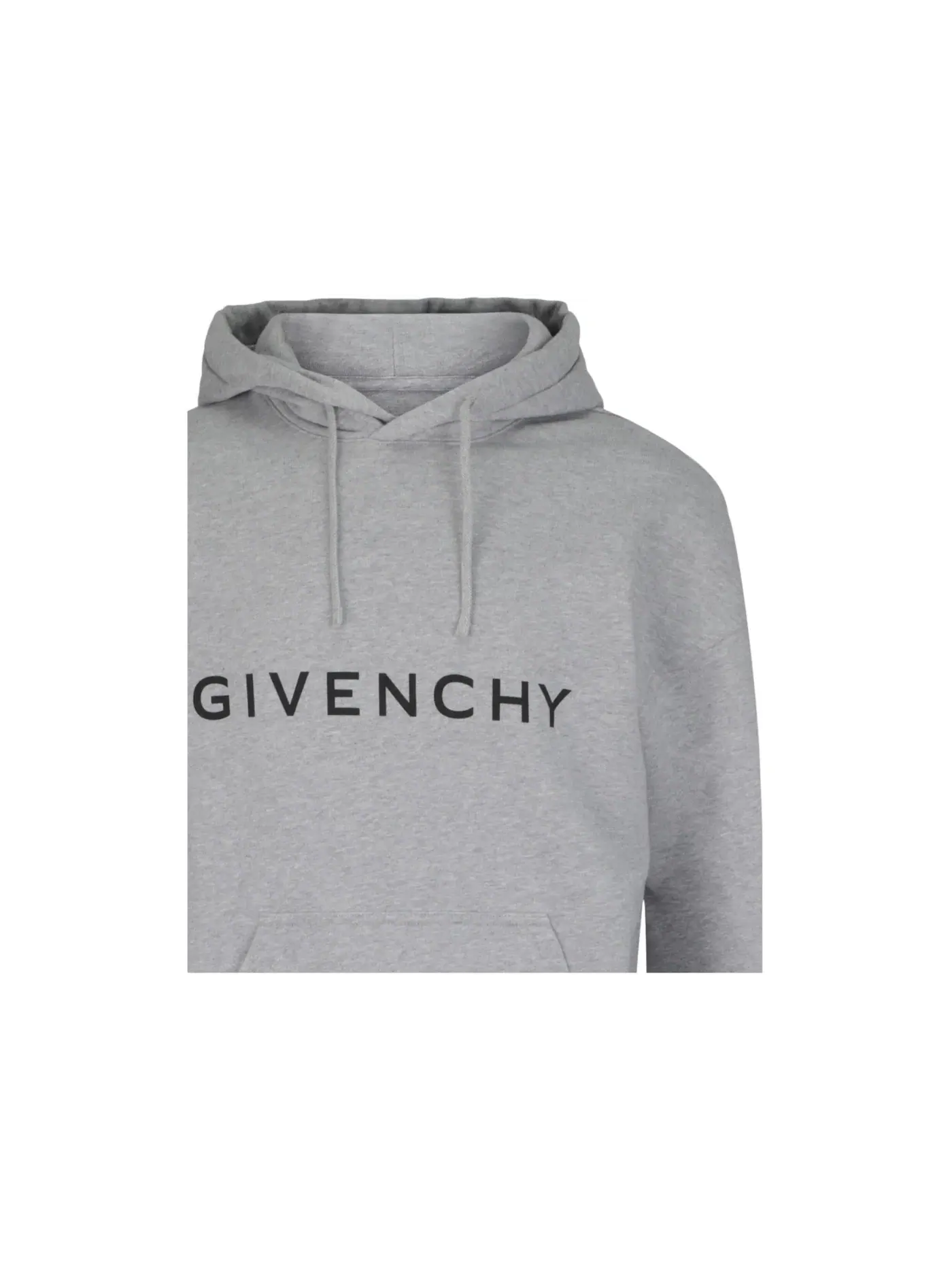 Мужской худи с принтом Givenchy — изображение 3 из 3, светлый серый