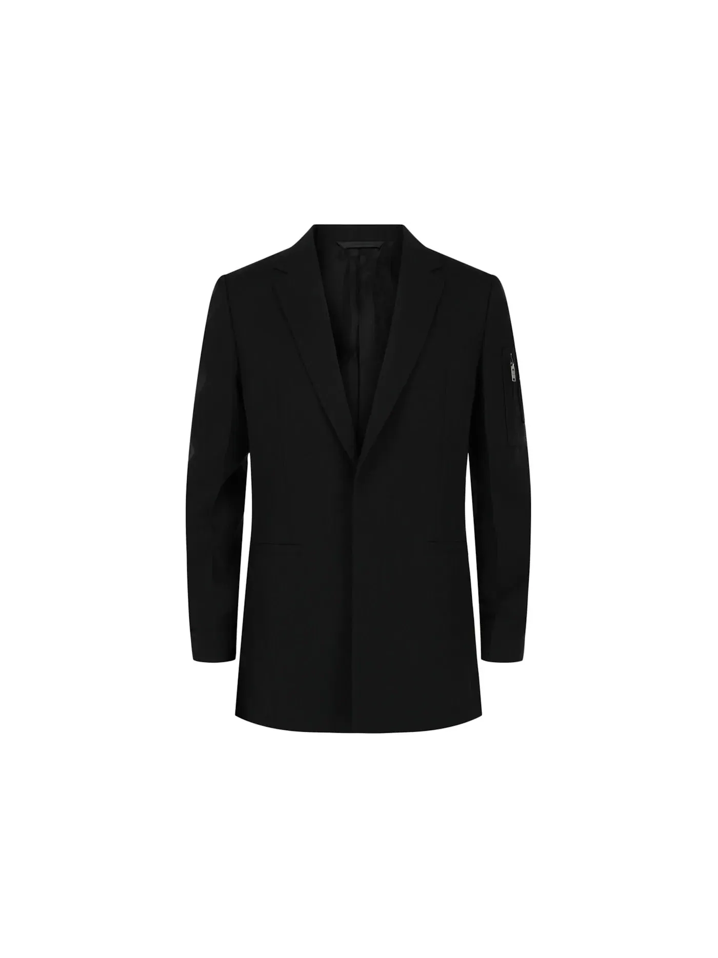 Мужской пиджак Slim Fit однобортный Blazer Givenchy — изображение 1 из 3, черный