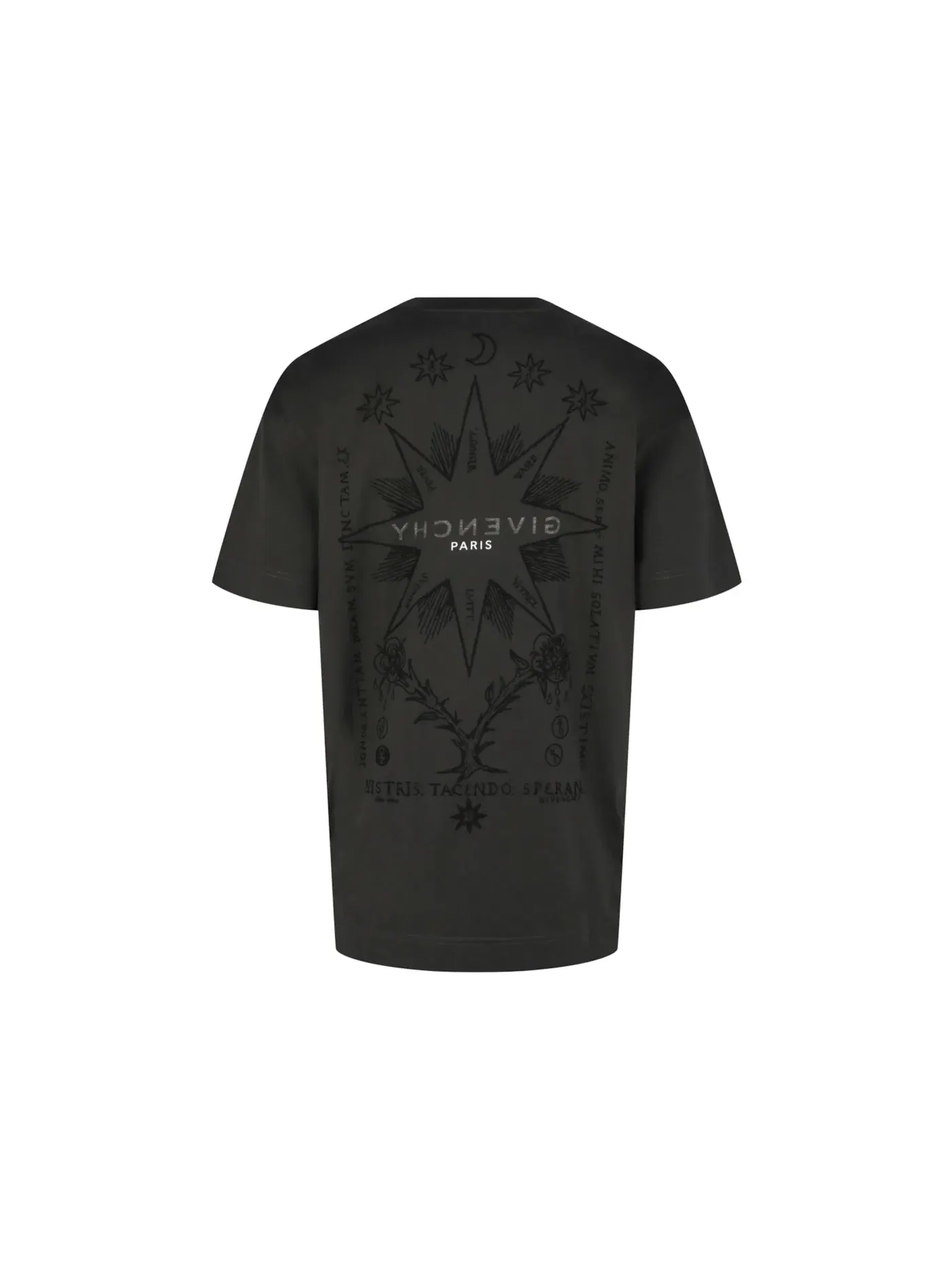 Мужская футболка с принтом Givenchy Tarot Print — изображение 2 из 3, серый