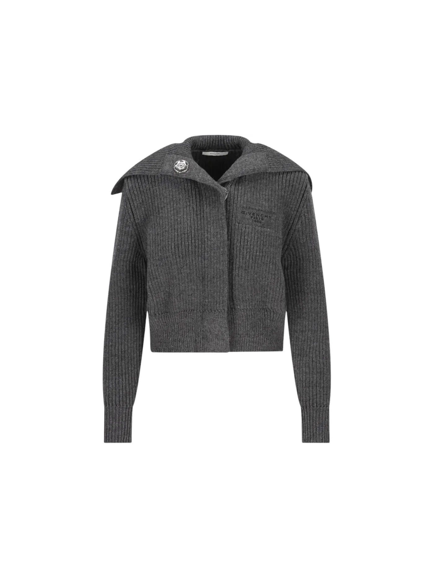 Женский кардиган с большим воротником Cardigan Givenchy, Slate Blend — изображение 1 из 1