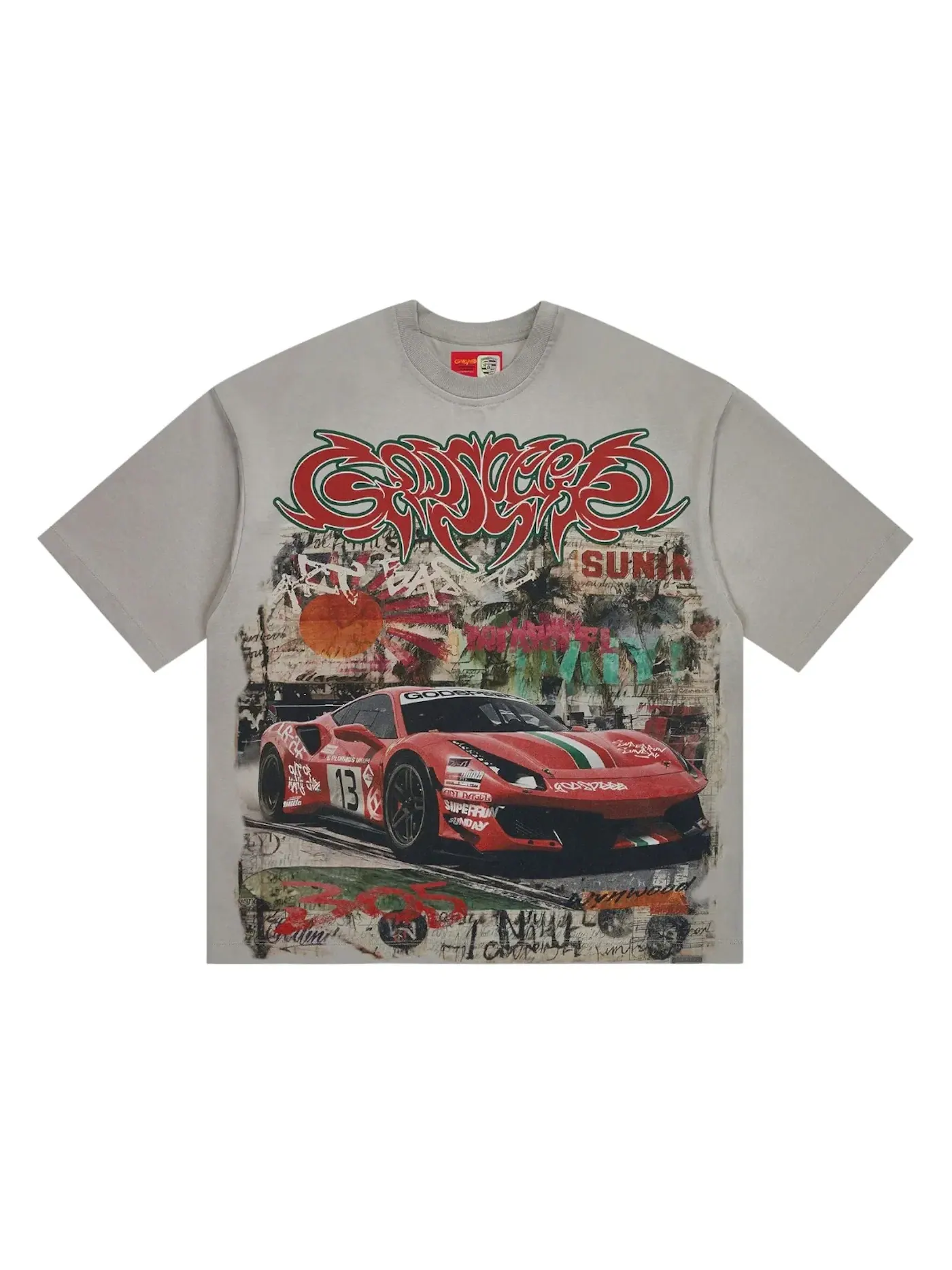 Мужская футболка Superrun Tee Godspeed — изображение 1 из 2, серый