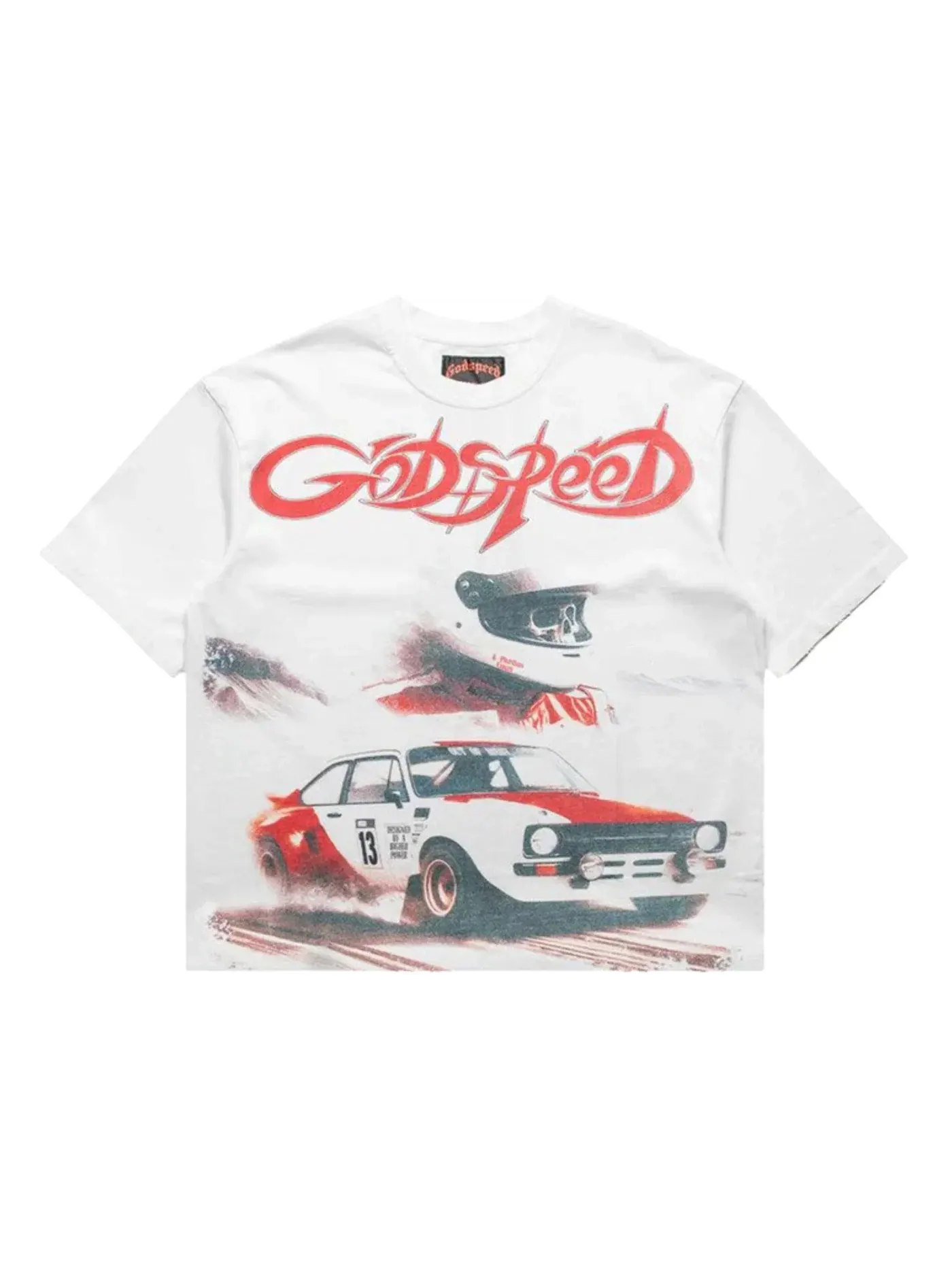 Мужская футболка с принтом Godspeed T-shirt — изображение 1 из 1, белый