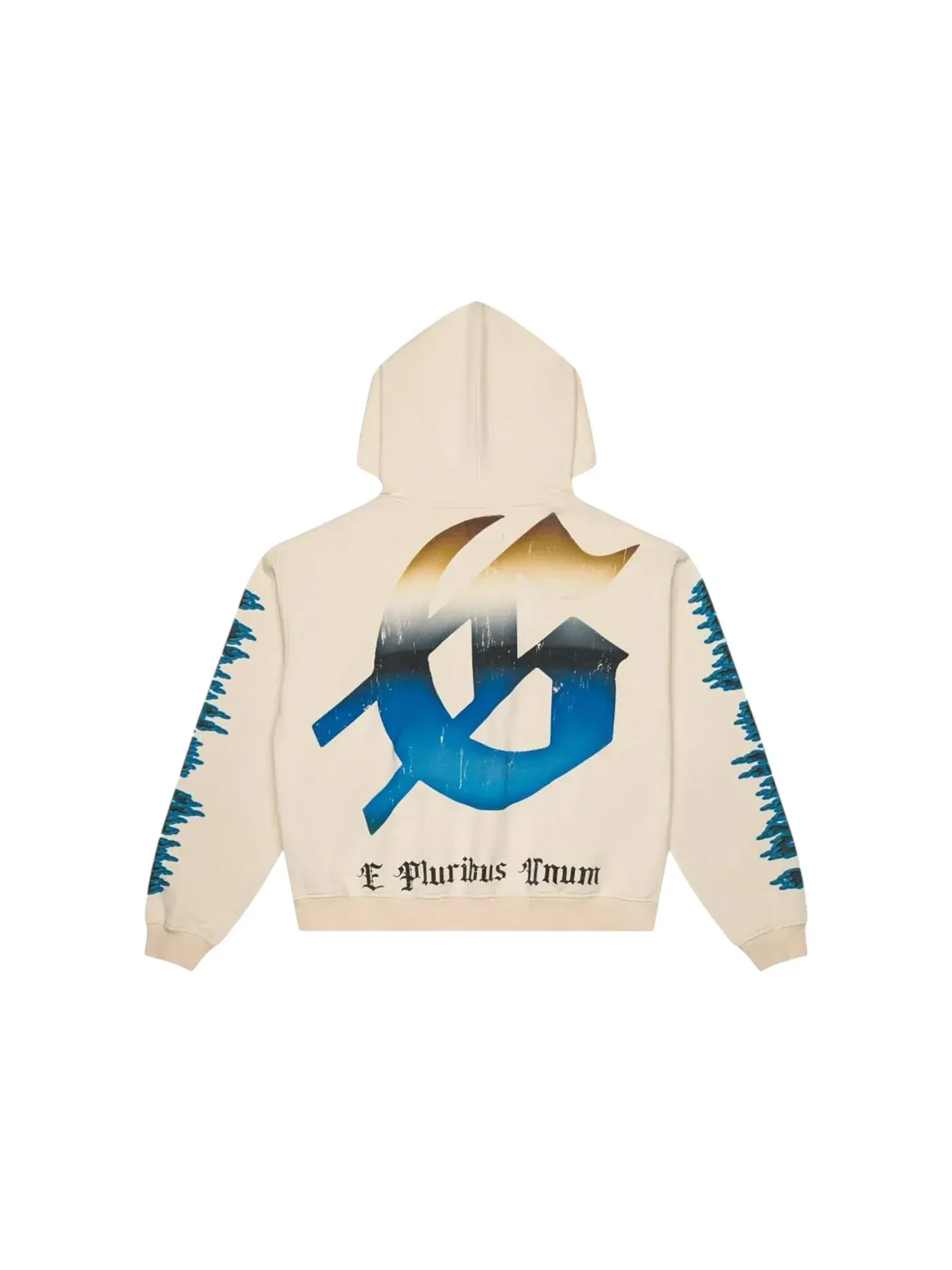 Мужской худи с принтом Godspeed Hoodie — изображение 2 из 2, кость