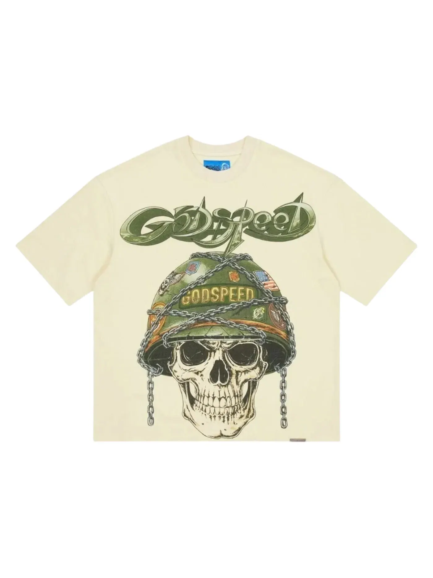 Мужская футболка с принтом Godspeed T-shirt — изображение 1 из 2, кость