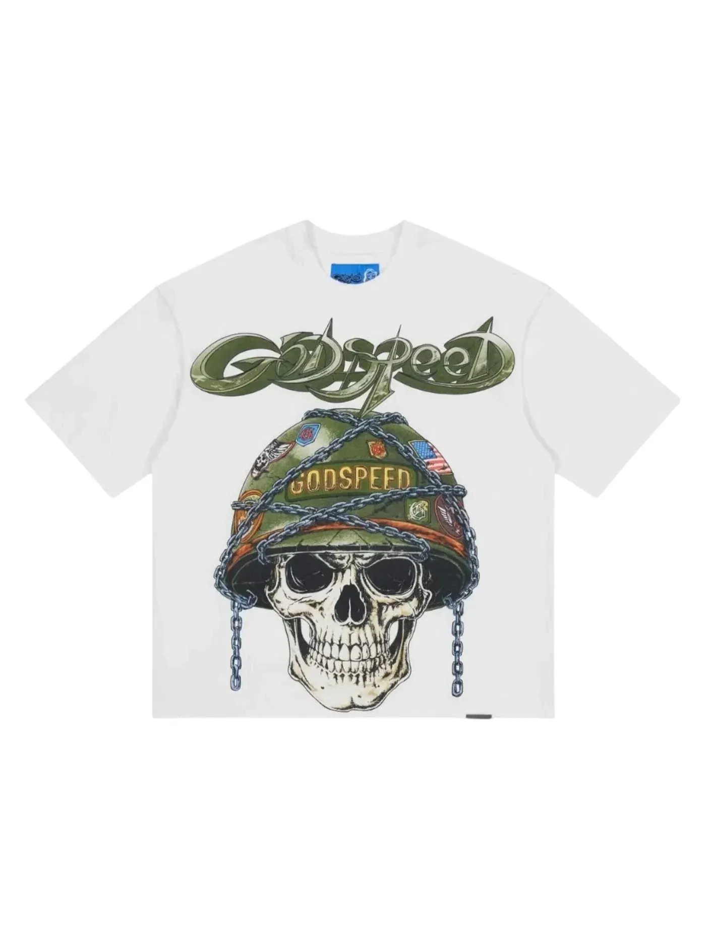 Мужская футболка с принтом Godspeed T-shirt — изображение 1 из 2, белый