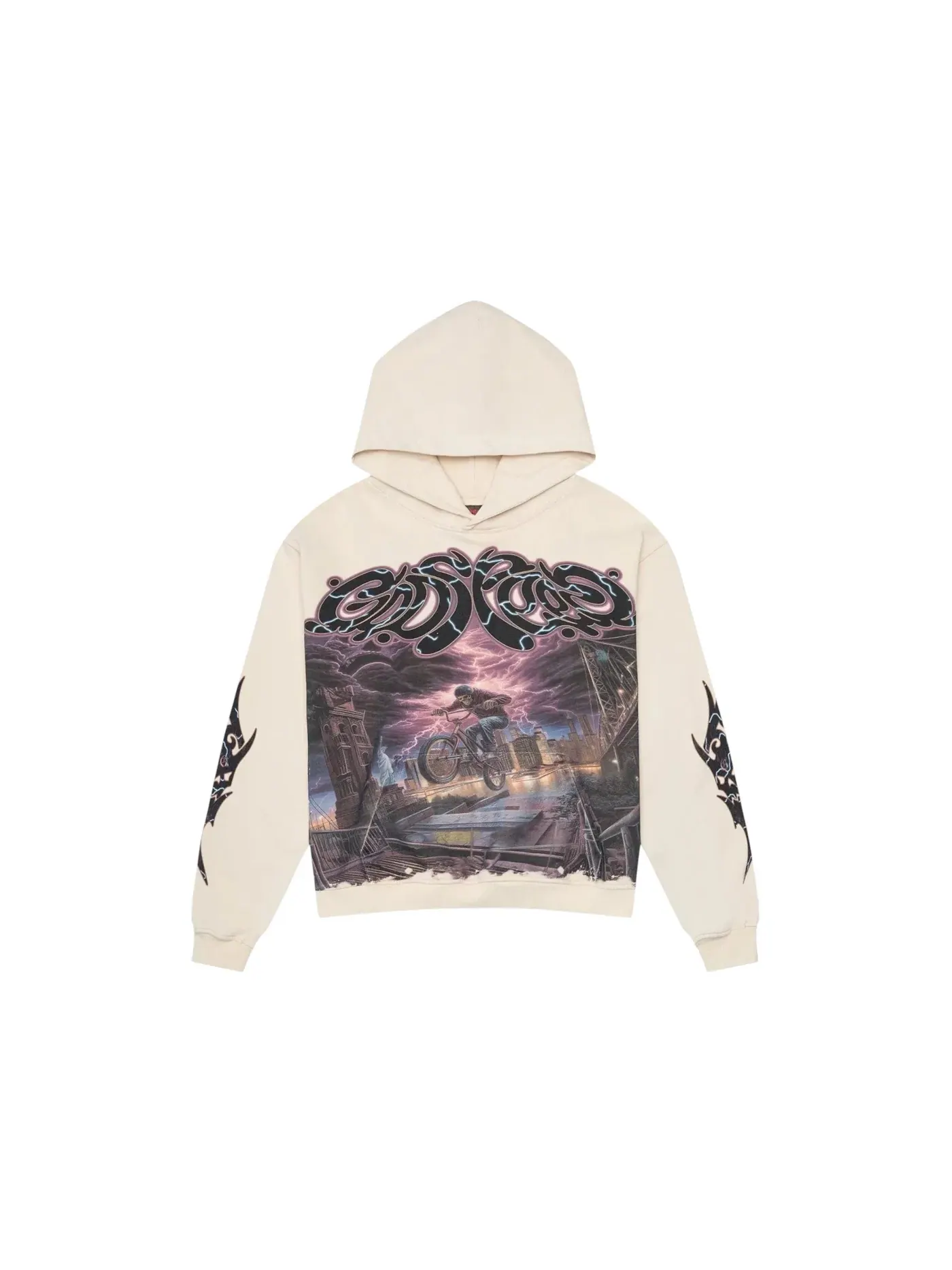 Мужской худи с принтом Godspeed Hoodie — изображение 1 из 2, кость