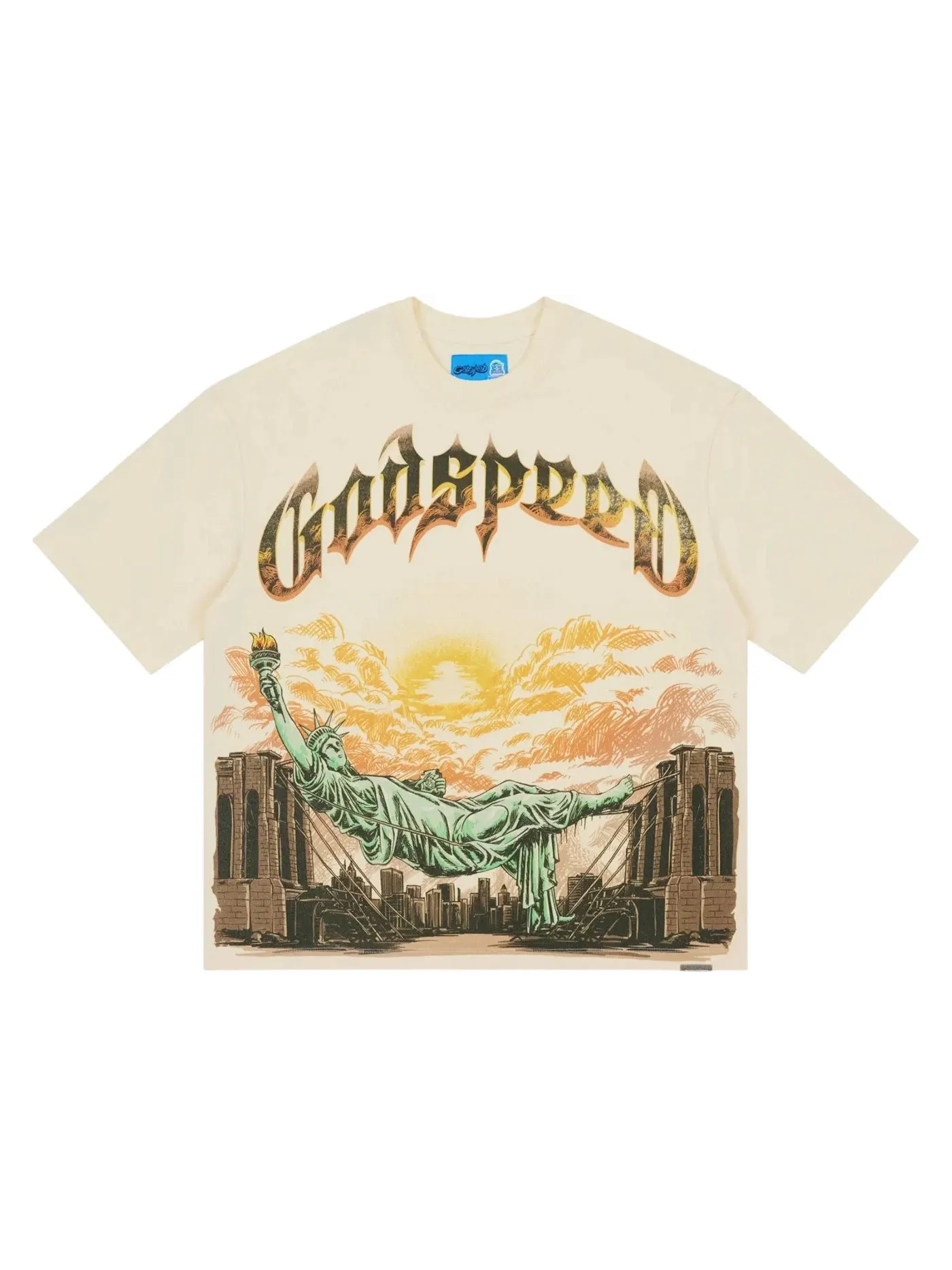 Мужская футболка Godspeed T-shirt — изображение 1 из 1, кость