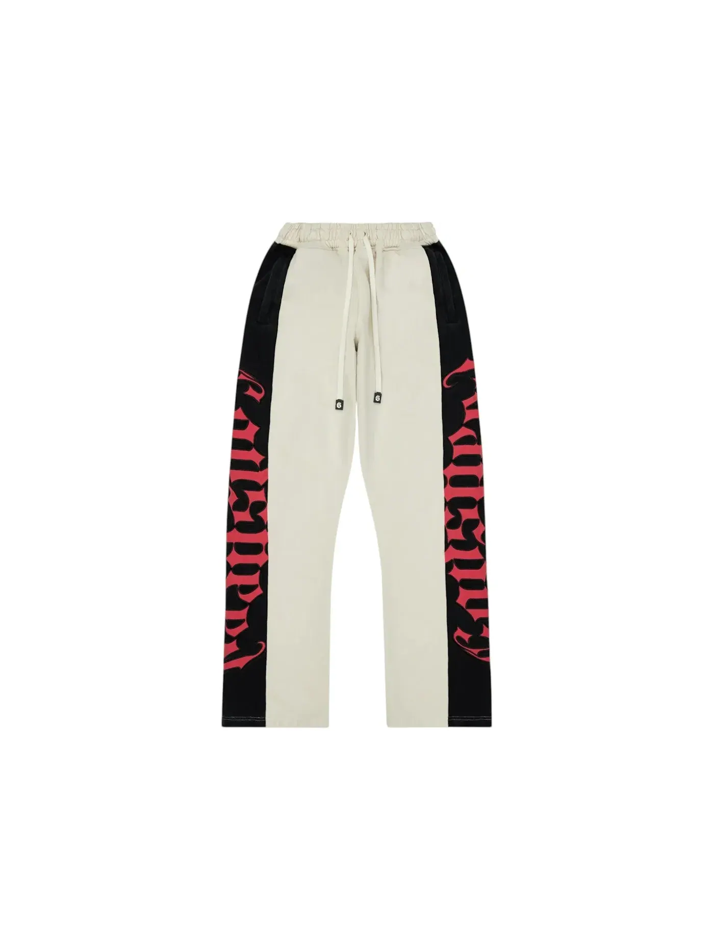 Мужские спортивные штаны с принтом Sweatpants Godspeed — изображение 1 из 2, черный/красный