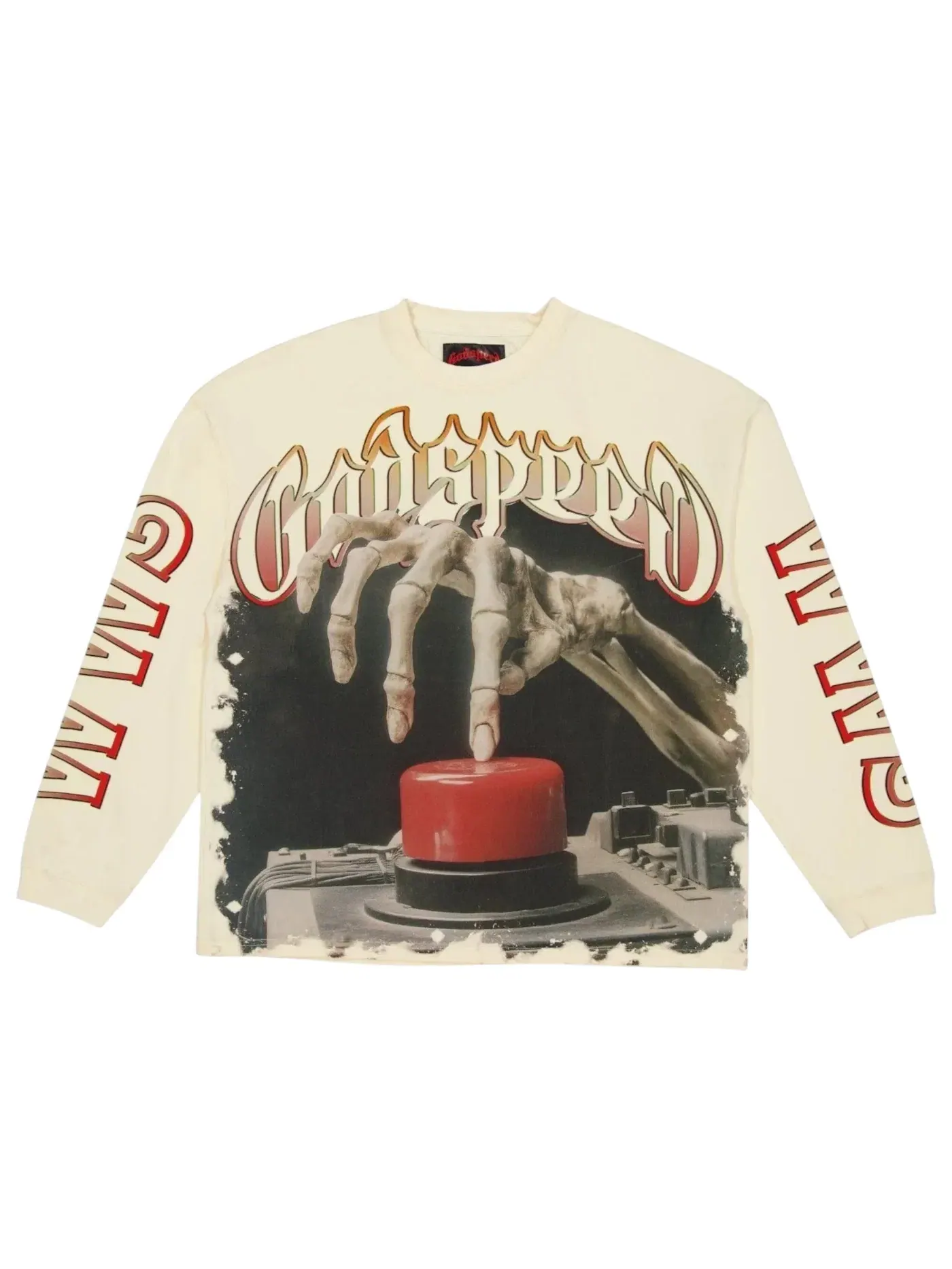 Мужская футболка с длинным рукавом Godspeed Detonator L/S T-shirt — изображение 1 из 2, кость